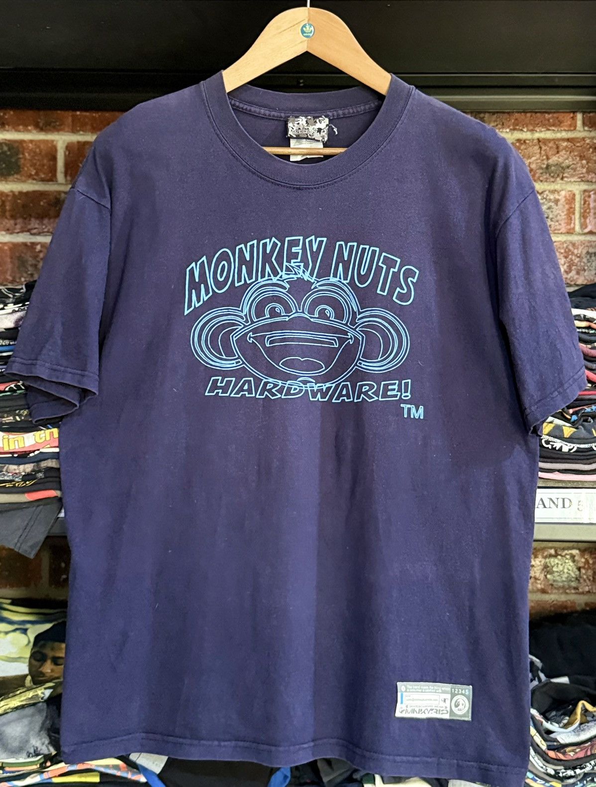 Girl Skateboards × Sex Skateboards × Vintage Vintage Monkey Nuts Hardware Skateboarding Faded Tee Size US L / EU 52-54 / 3 - 1 Thumbnail