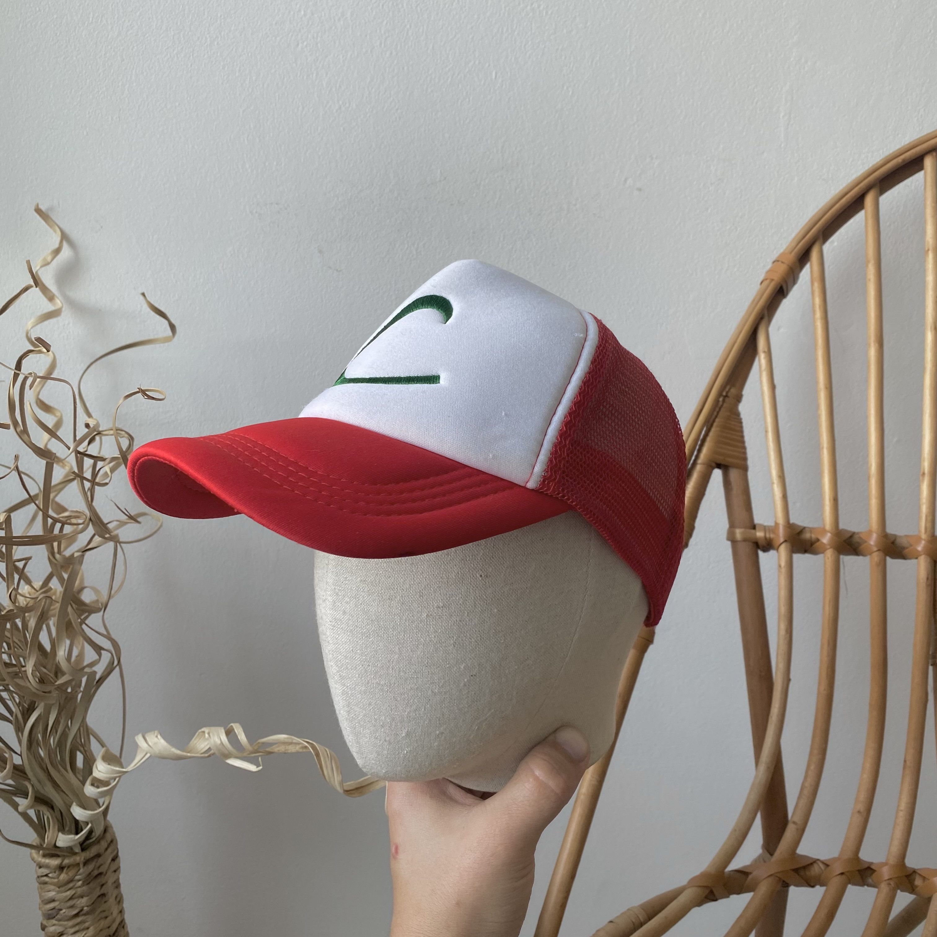 Japanese Brand Vintage Pokémon Ash Ketchum Trucker Cap Anima Nitendo Size ONE SIZE - 1 Thumbnail