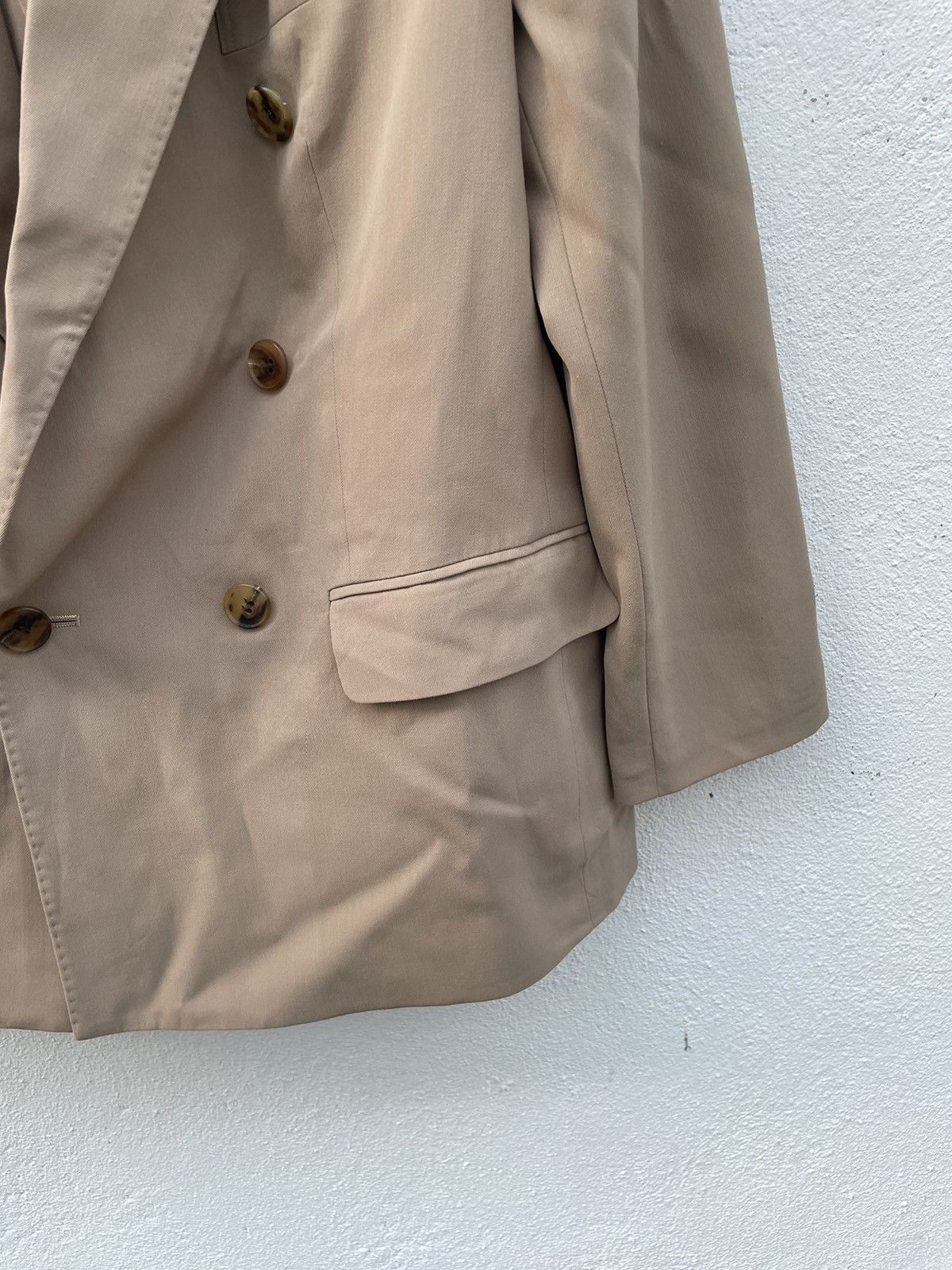 Burberry Prorsum Vintage Burberry Double Breasted Wool Coat Blazer Size XL / US 12-14 / IT 48-50 - 4 Thumbnail