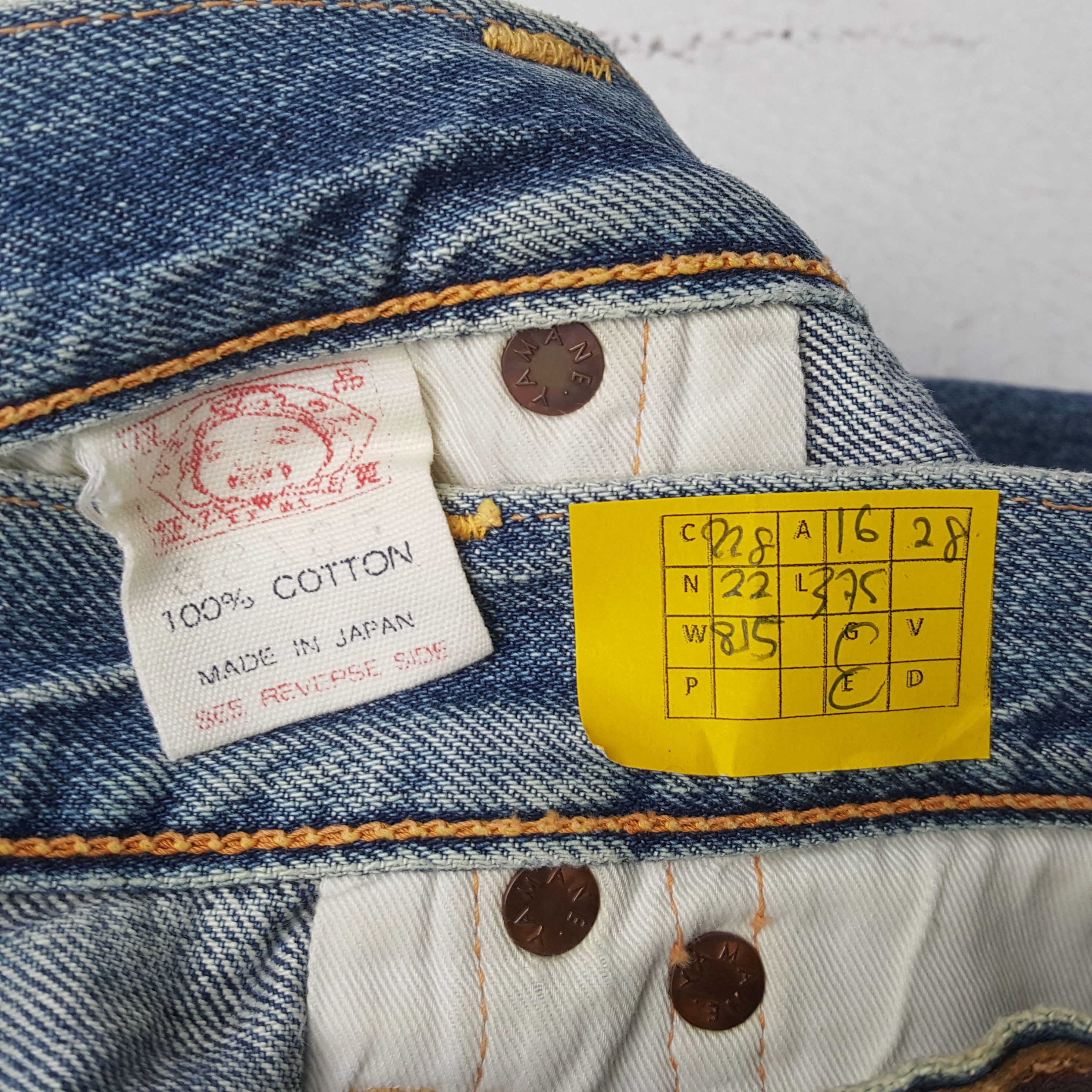 Evisu × Japanese Brand × Vintage Vintage EVISU Japanese Brand Daicock Custom Distressed Jean Size US 32 / EU 48 - 14 Thumbnail