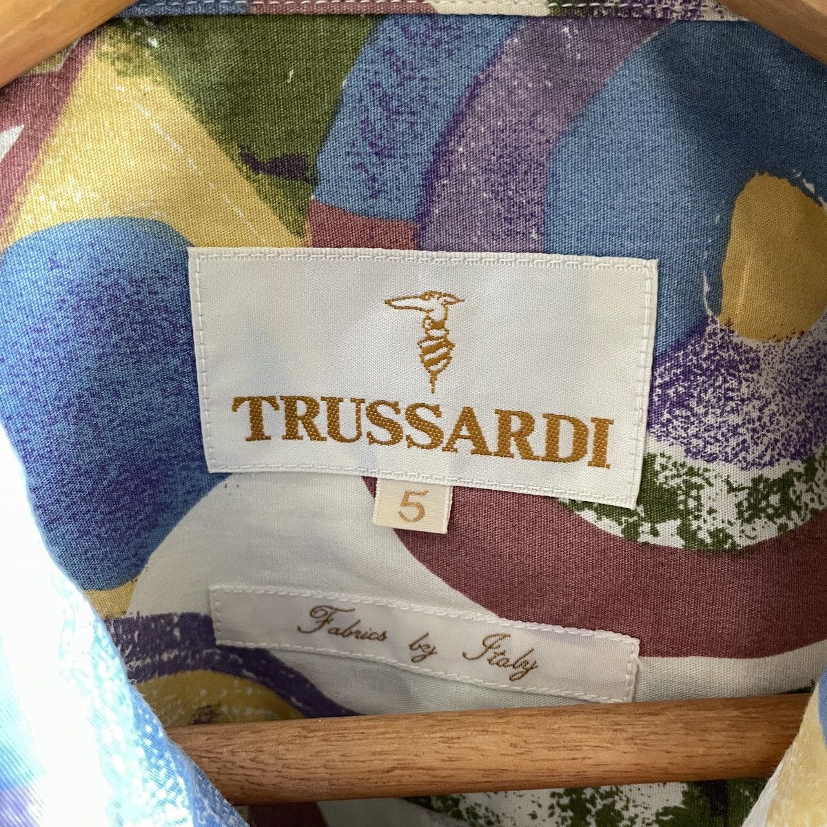 Trussardi 🔥vintage Trussardi pattern shirt Size US L / EU 52-54 / 3 - 4 Thumbnail