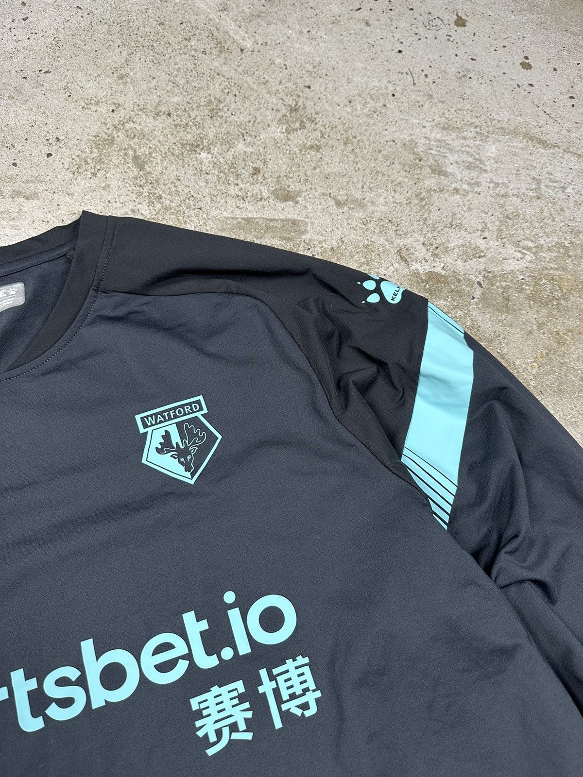 Vintage Kelme x Watford Training Top Long Sleeve Jersey Size US XXL / EU 58 / 5 - 5 Thumbnail