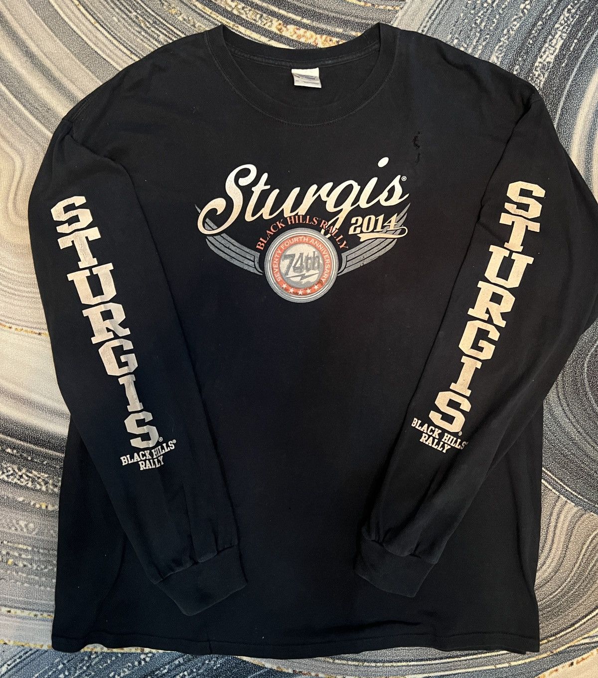 Other Long Sleeve Sturgis Black Hill Rally 74th 2014 Size US XL / EU 56 / 4 - 2 Thumbnail