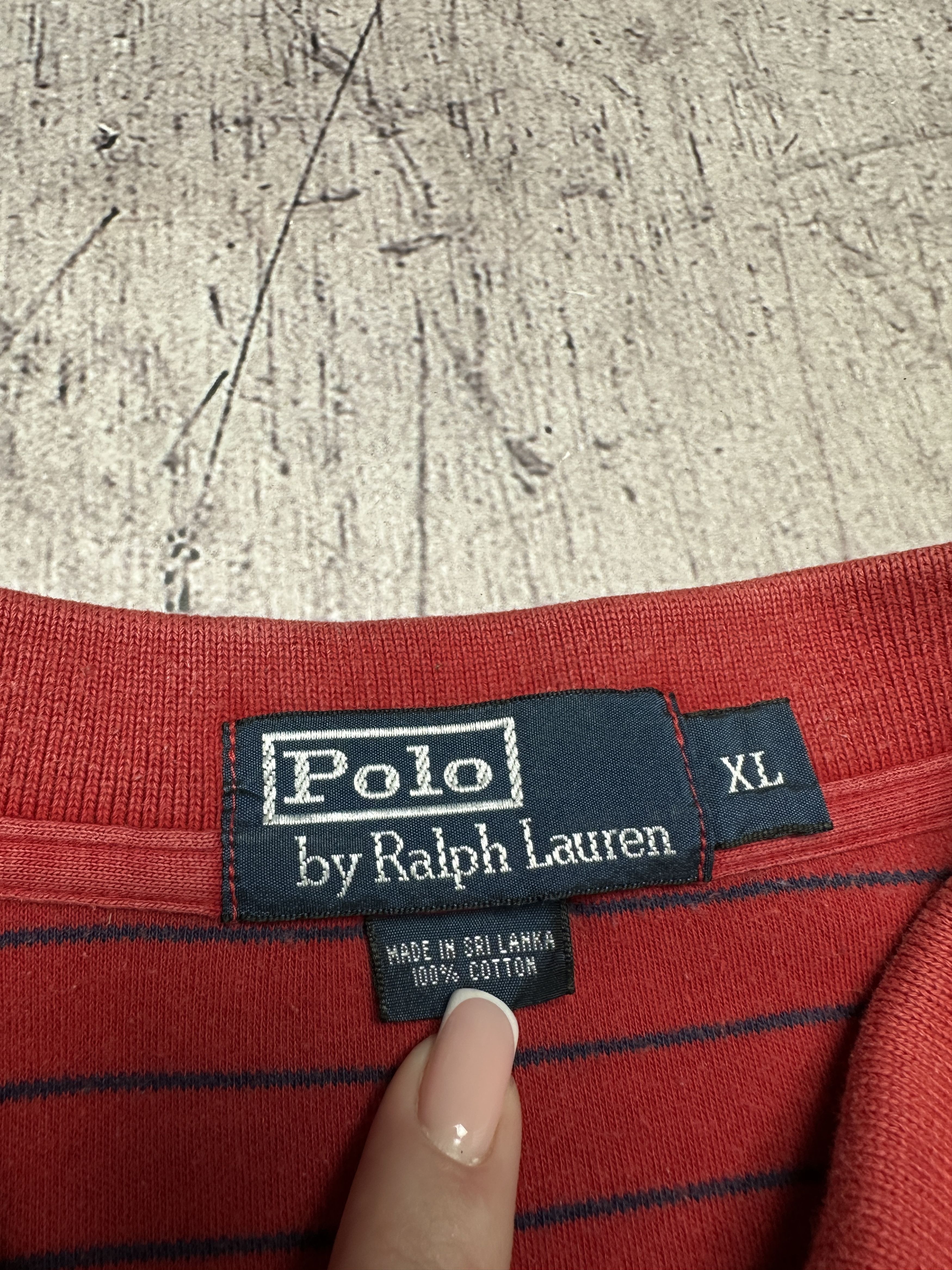 Polo Ralph Lauren Polo Ralph Lauren Vintage Mens Striped Polo Shirt Size US XL / EU 56 / 4 - 4 Thumbnail