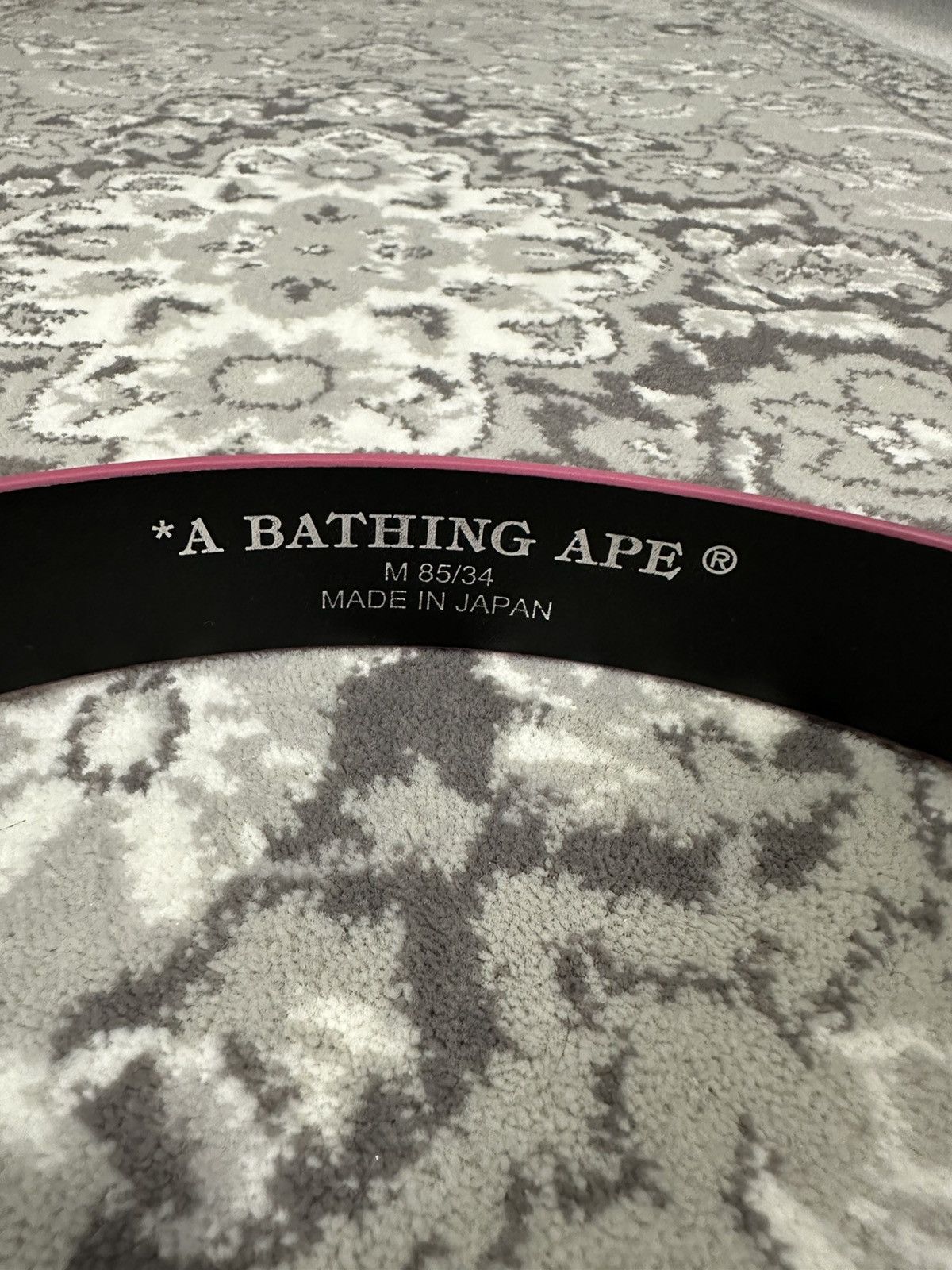 Bape ABC Camo Leather Belt Size 34 - 3 Thumbnail
