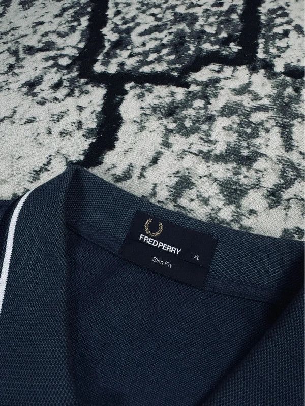 Fred Perry Fred Perry XL Navy Blue Polo Shirt Size US XL / EU 56 / 4 - 5 Thumbnail