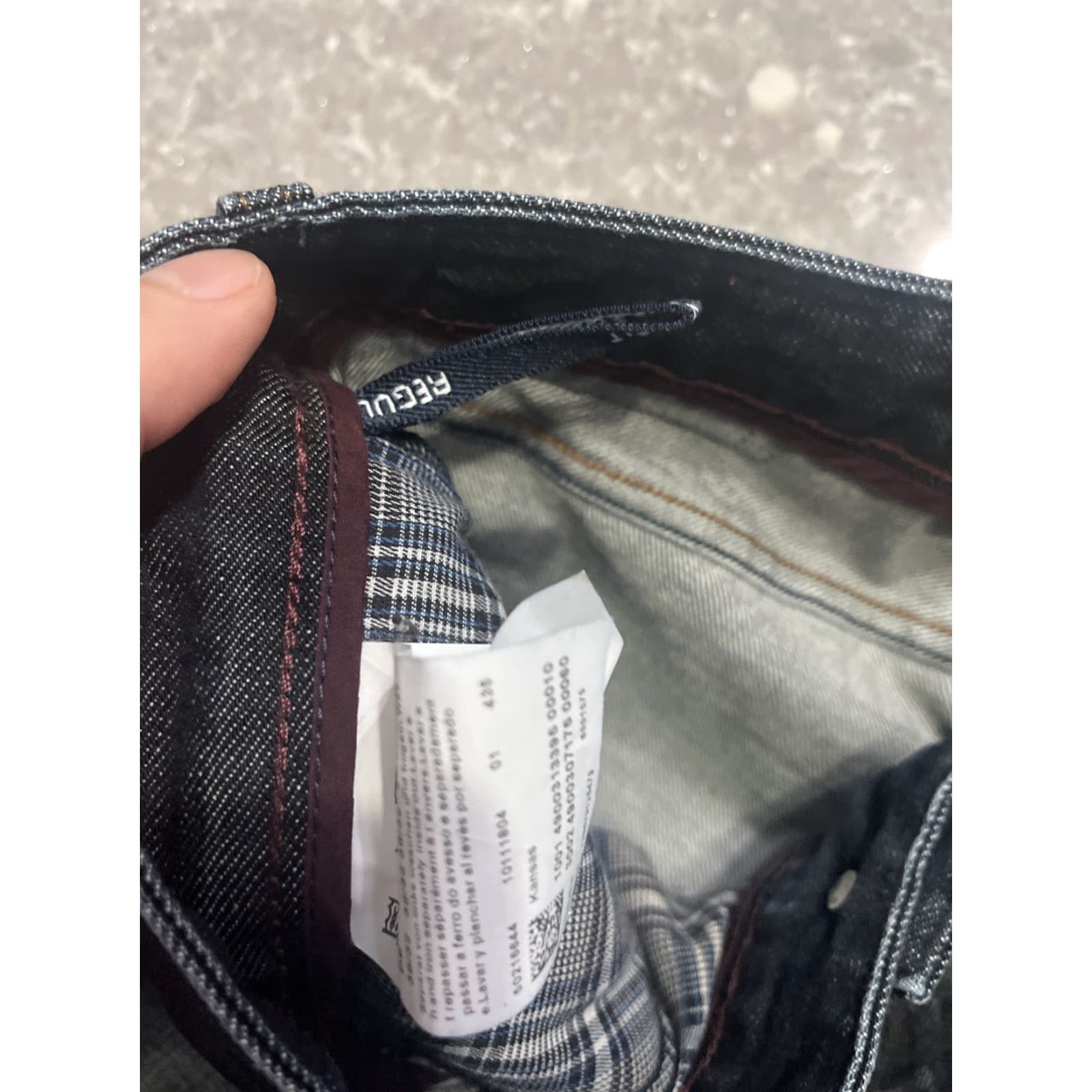 Hugo Boss HUGO BOSS Jeans Mens 38x32 Blue Kansas Zip Fly Regular Fit Size US 38 / EU 54 - 5 Thumbnail