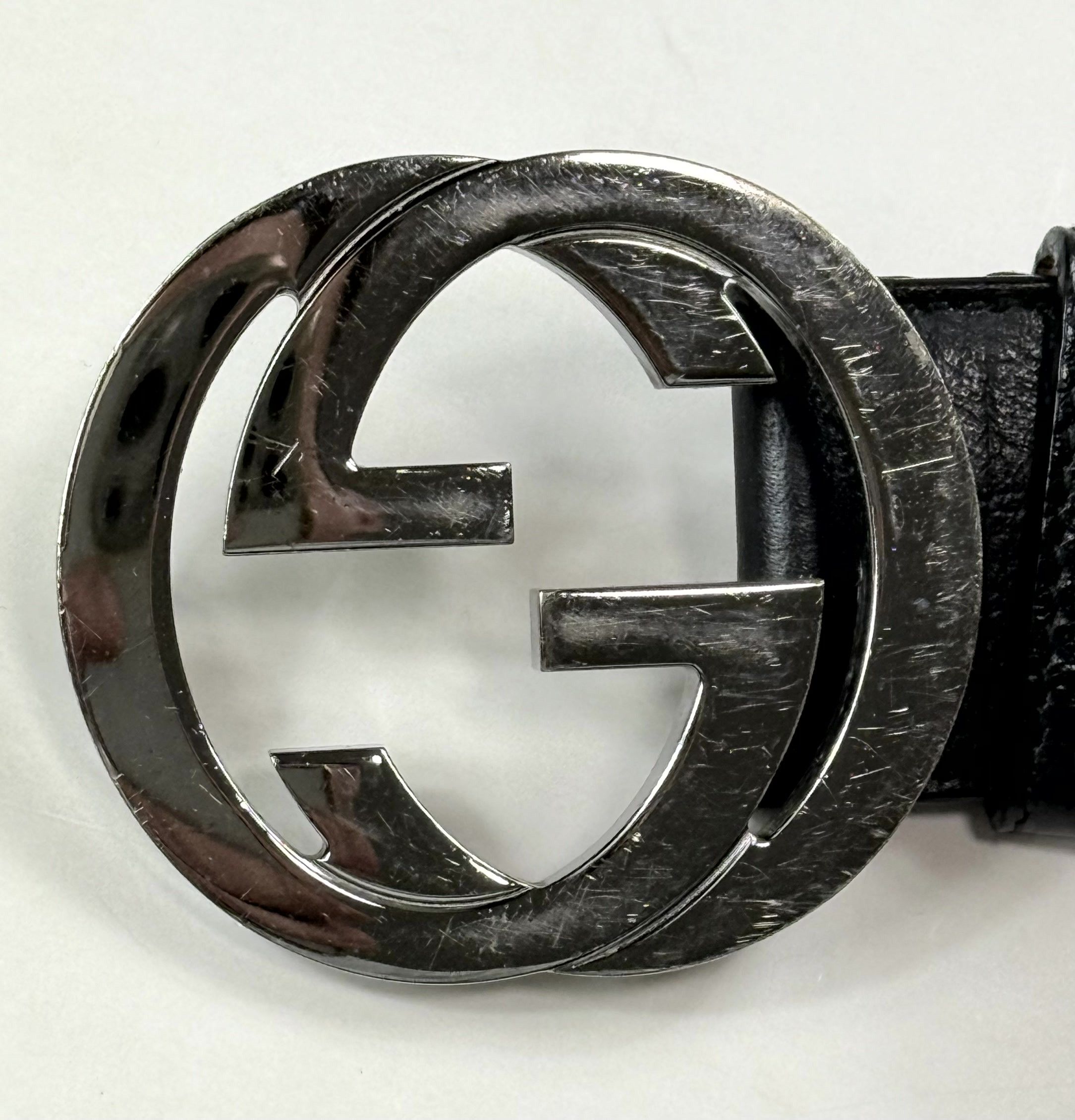 Gucci Gucci Web Green/Red Stripe GG Interlocking Belt Size 95/38 Size ONE SIZE - 2 Thumbnail