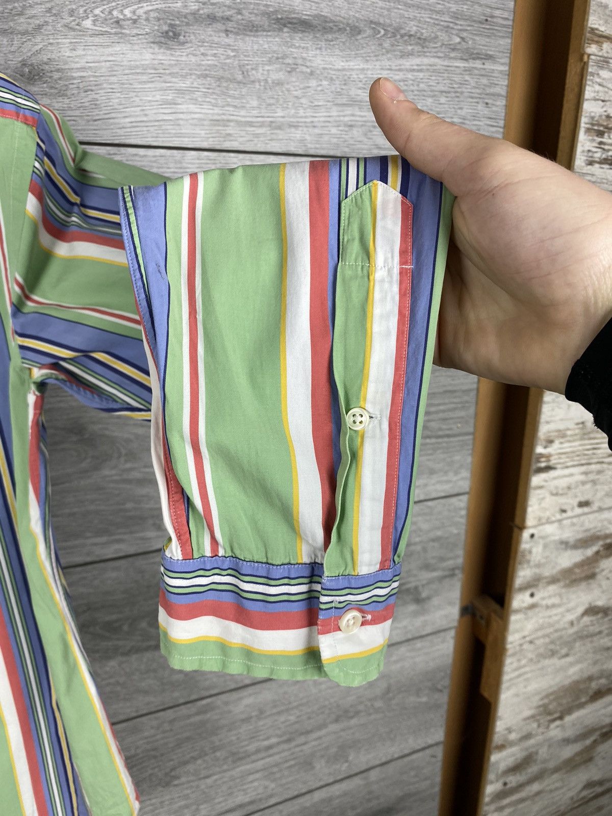 Polo Ralph Lauren Mens Vintage Polo Ralph Lauren Striped Shirt Button Up Size US M / EU 48-50 / 2 - 21 Thumbnail