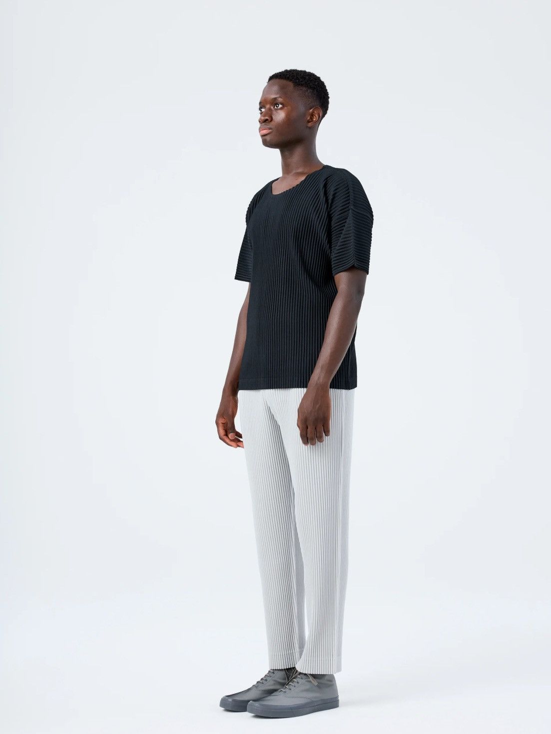 Issey Miyake ISSEY MIYAKE HOMME PLISSÉ 2022 SS Tapered Pants Size US 30 / EU 46 - 3 Thumbnail