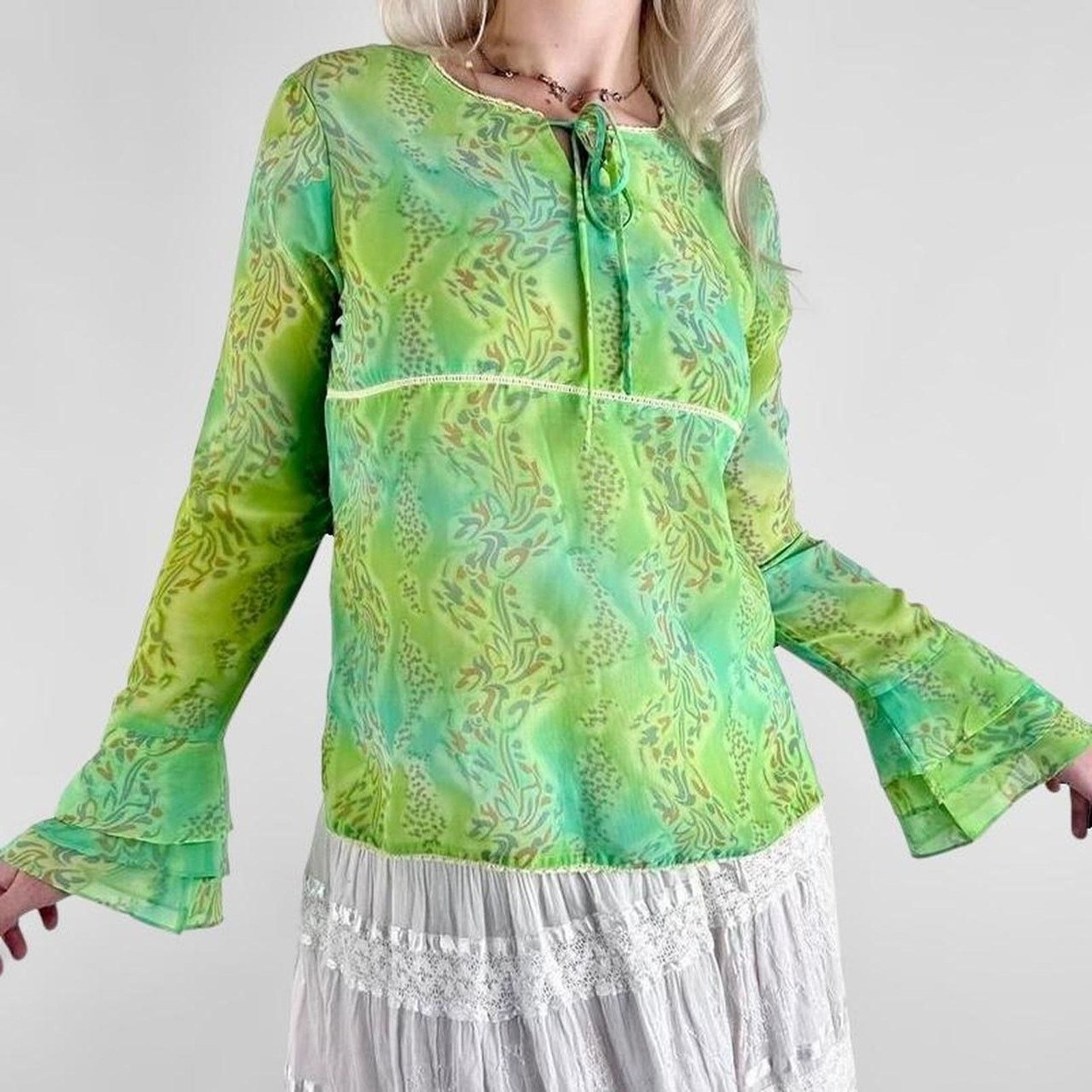 Other vintage y2k hippie peasant blouse Size M / US 6-8 / IT 42-44 - 2 Thumbnail