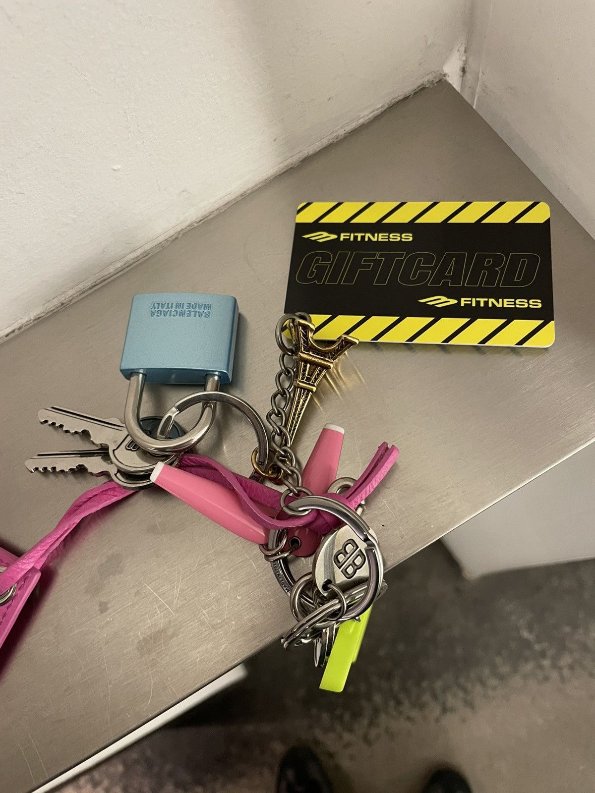 Balenciaga Medium subway mirror keyring Size ONE SIZE - 3 Thumbnail