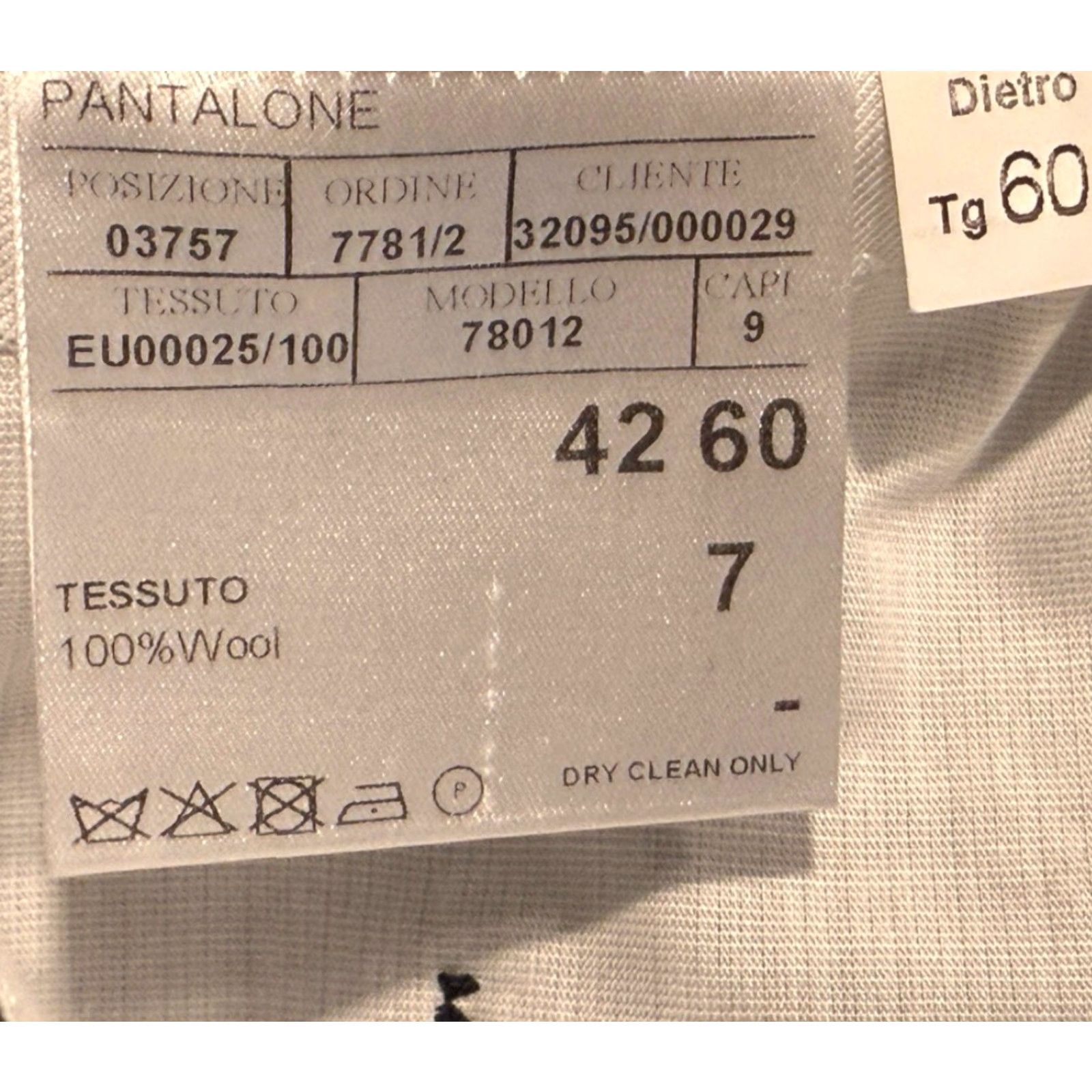 Canali VINTAGE Canali Men's Dress Pants Wool Solid Black Size 40 Classic Fit Italy 30.5in Size US 40 / EU 56 - 4 Thumbnail