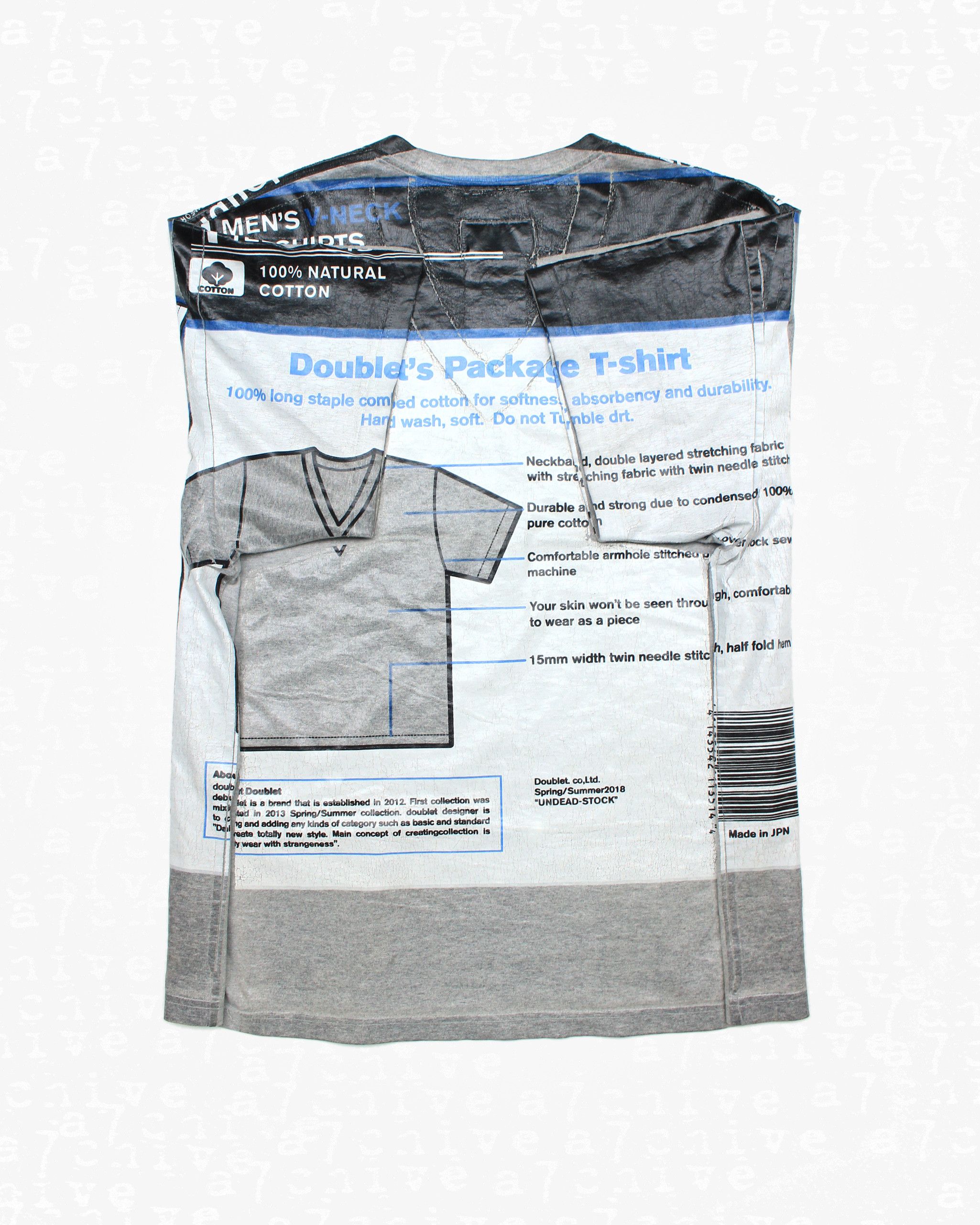 Doublet Doublet Package T-Shirt - S/S 2018 Size US M / EU 48-50 / 2 - 4 Thumbnail