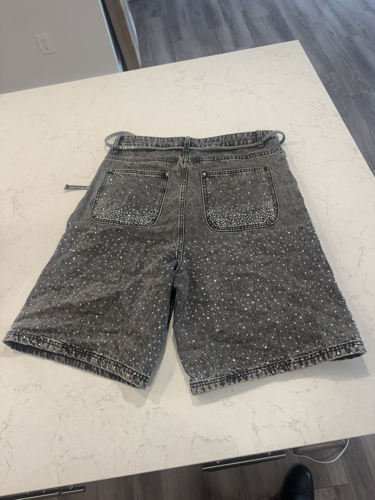 Other 77 studios rhinestones jorts Size US 32 / EU 48 - 3 Thumbnail