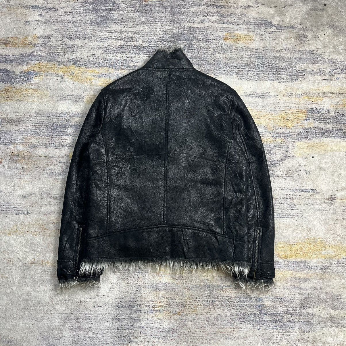 ジャケット・アウター Shellac Fur Leather Riders Jacket vkei SHELLAC #shellac #archive #vkei