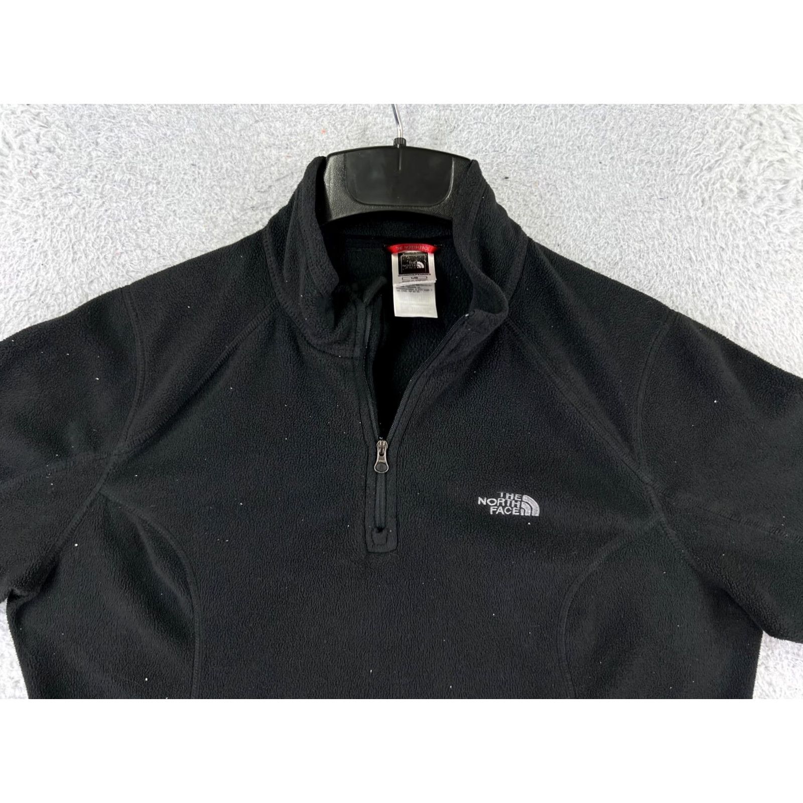 The North Face The North Face Sweater Womens XL Black 100% Polyester Fleece 1/4 Zip Pullover Sweatshirt Size XL / US 12-14 / IT 48-50 - 7 Thumbnail