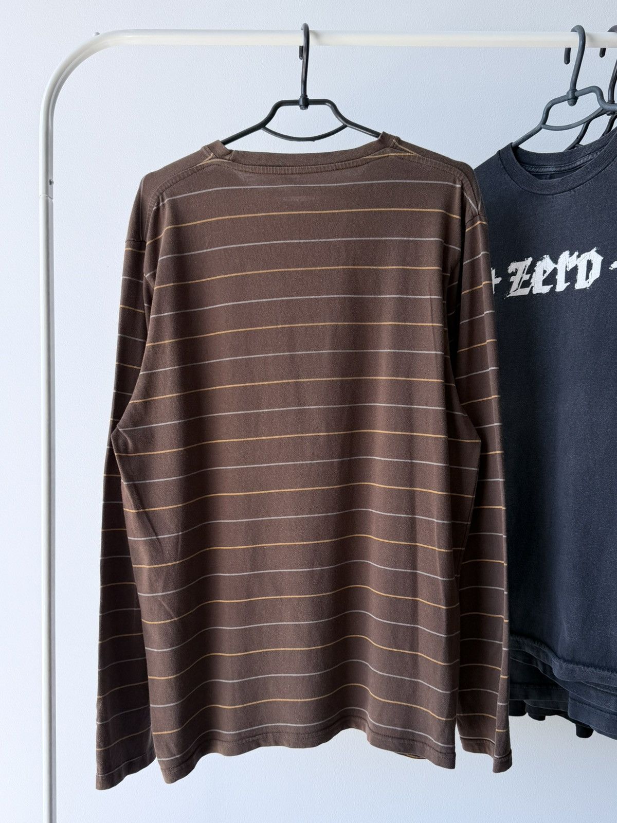 Billabong Vintage Y2K 2000s Billabong Striped Long Sleeve Shirt Size US L / EU 52-54 / 3 - 3 Thumbnail