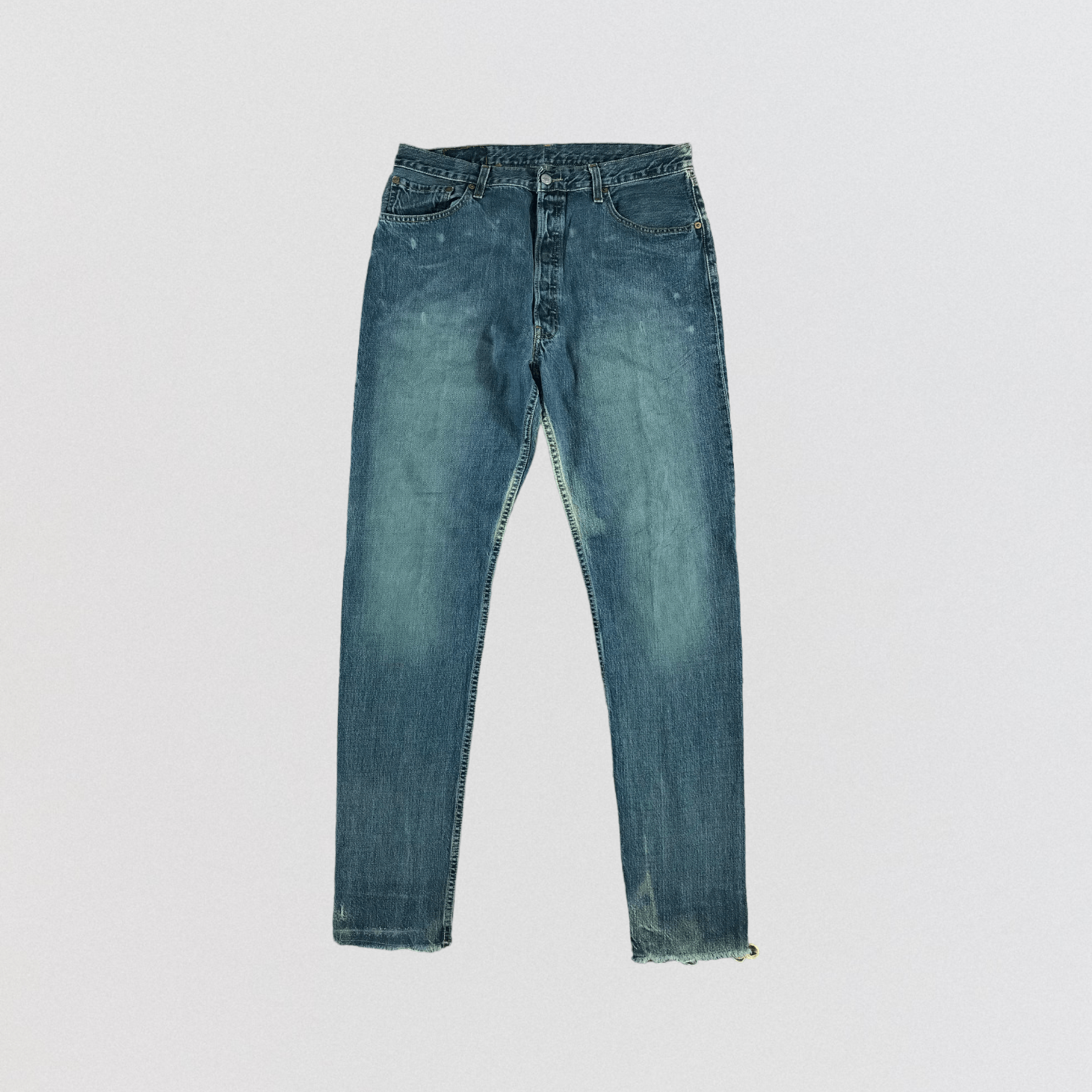 Levi's × Vintage Vintage 90s Blue Wash Levis 501 Jeans-JM2515 Size US 34 / EU 50 - 1 Thumbnail