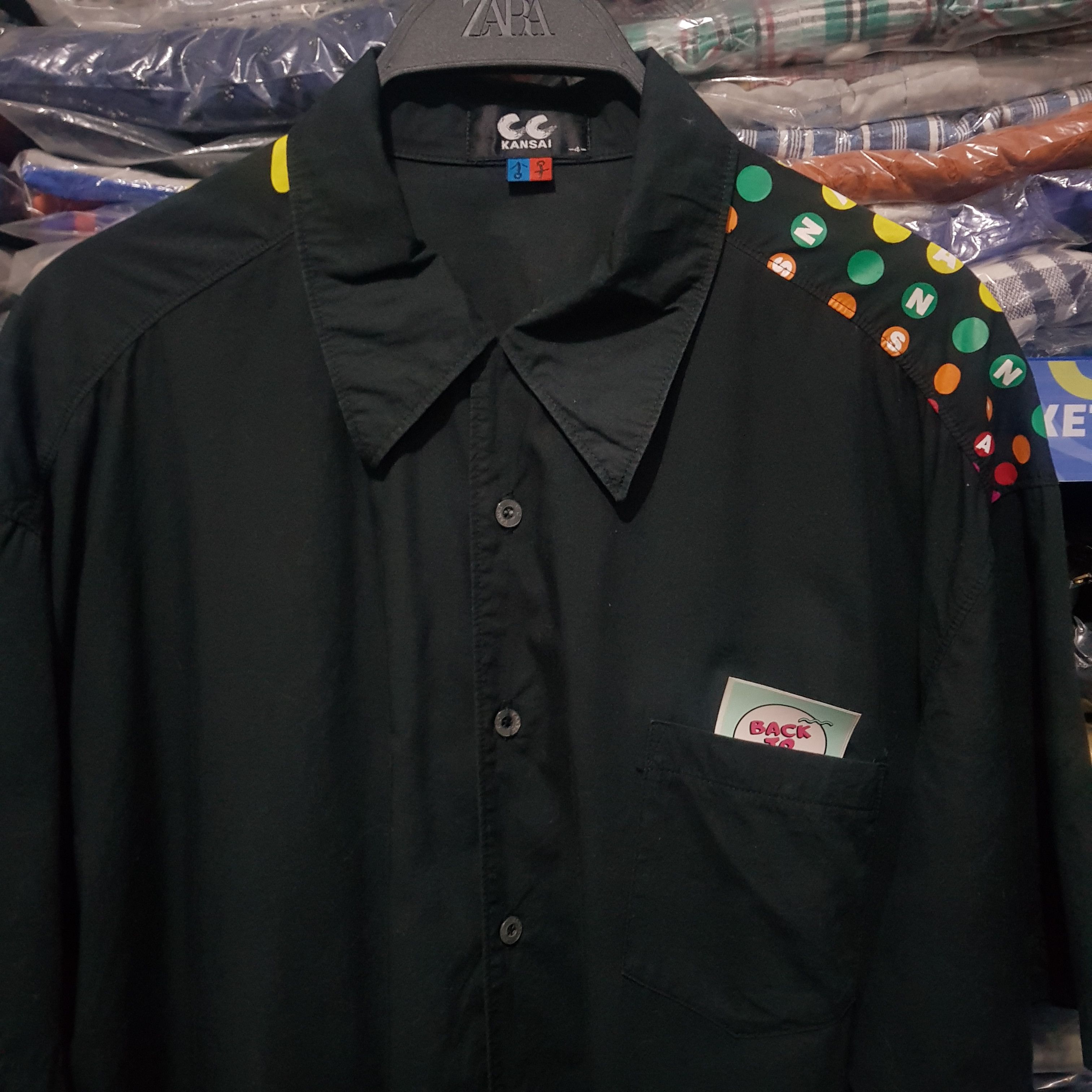 Japanese Brand × Kansai Yamamoto Kansai yamamoto CC circle shirt button Size US XL / EU 56 / 4 - 6 Thumbnail