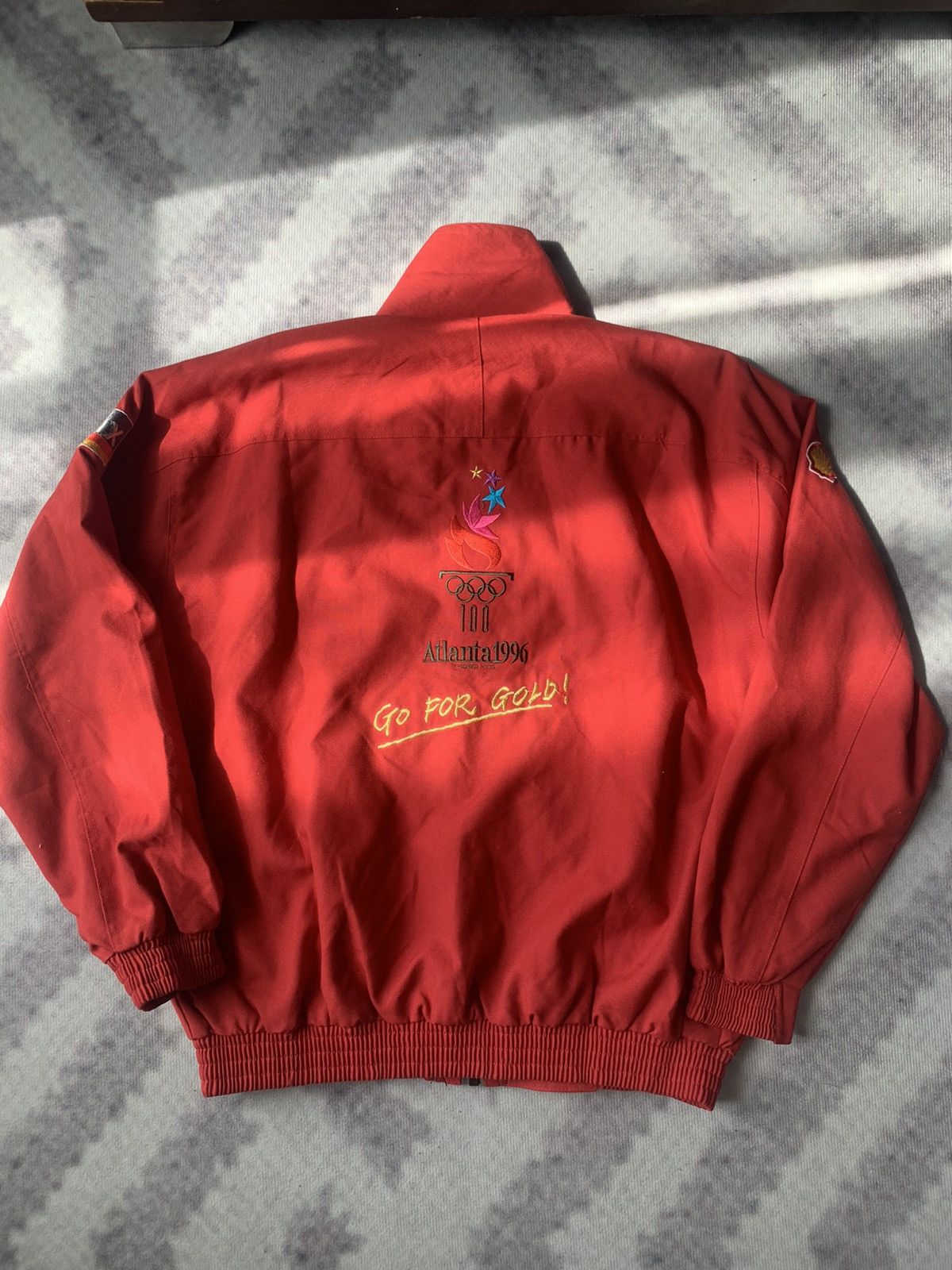 USA Olympics × Vintage Vintage 1996 Atlanta Olympics Shell Jacket Size US XL / EU 56 / 4 - 5 Thumbnail