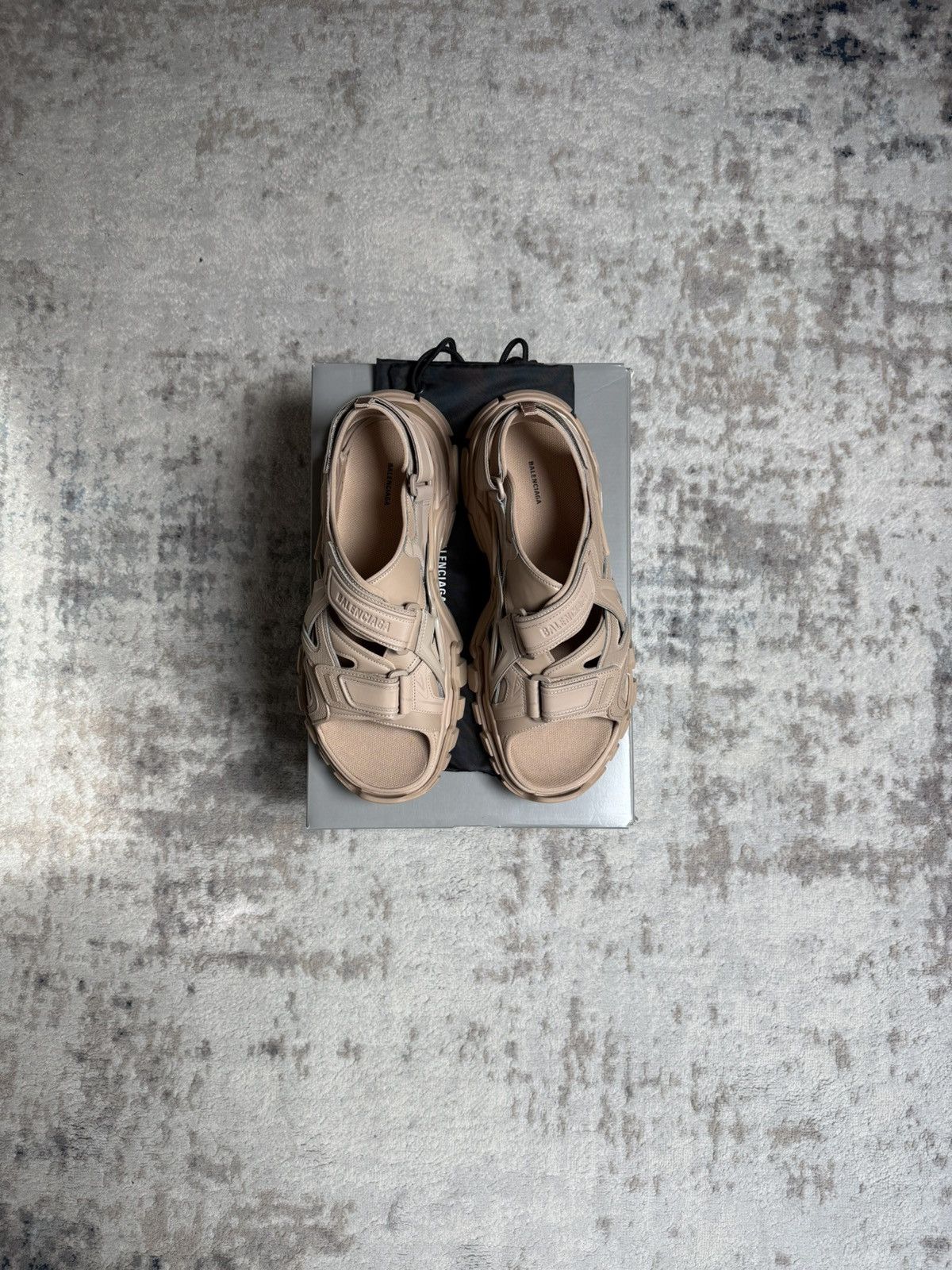 Balenciaga Balenciaga Track Sandals Beige Size US 14 / EU 47 - 9 Thumbnail