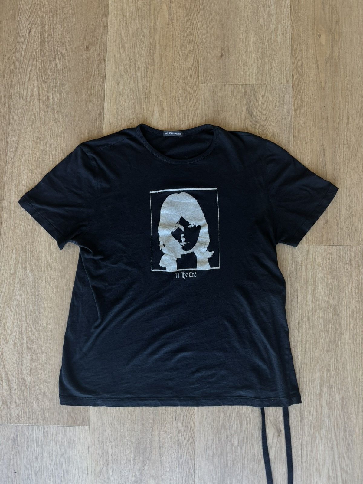 Ann Demeulemeester Ann Demeulemeester Til The End Black T-Shirt