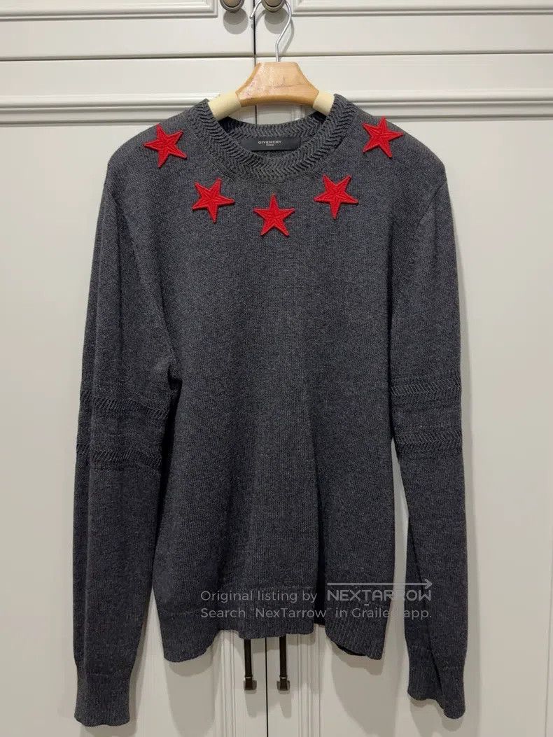 Givenchy Givenchy Star sweater dark grey men's L, original price Size US L / EU 52-54 / 3 - 1 Thumbnail