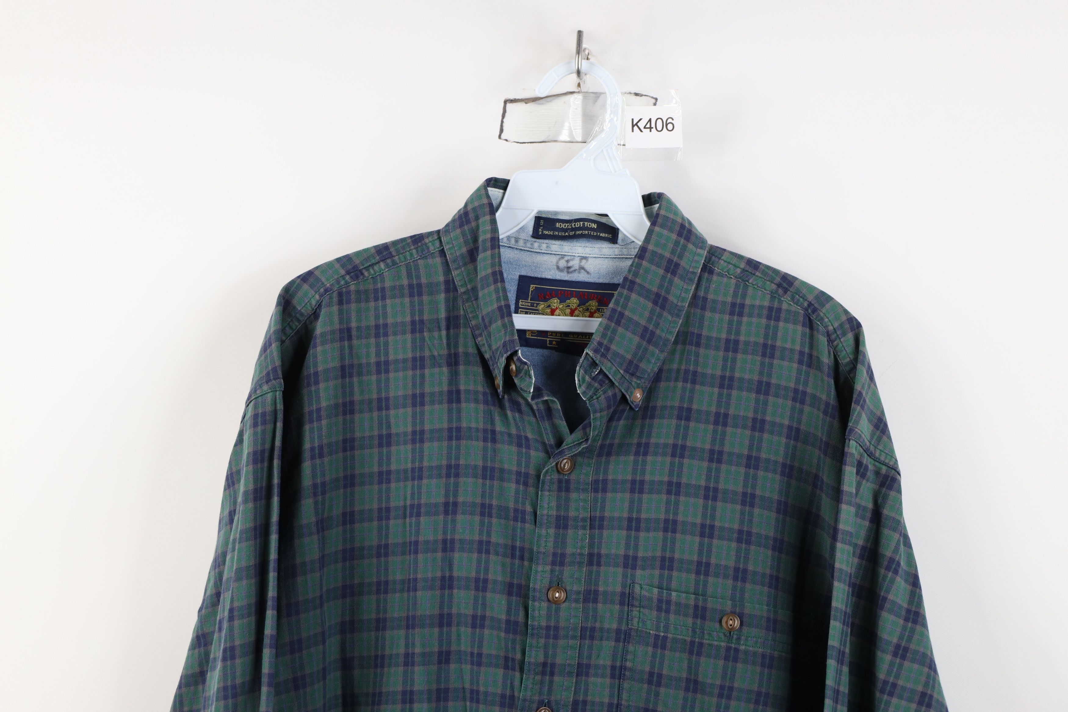 Ralph Lauren Vintage 90s Chaps Ralph Lauren Boy Scout Button Down Shirt Size US L / EU 52-54 / 3 - 2 Thumbnail