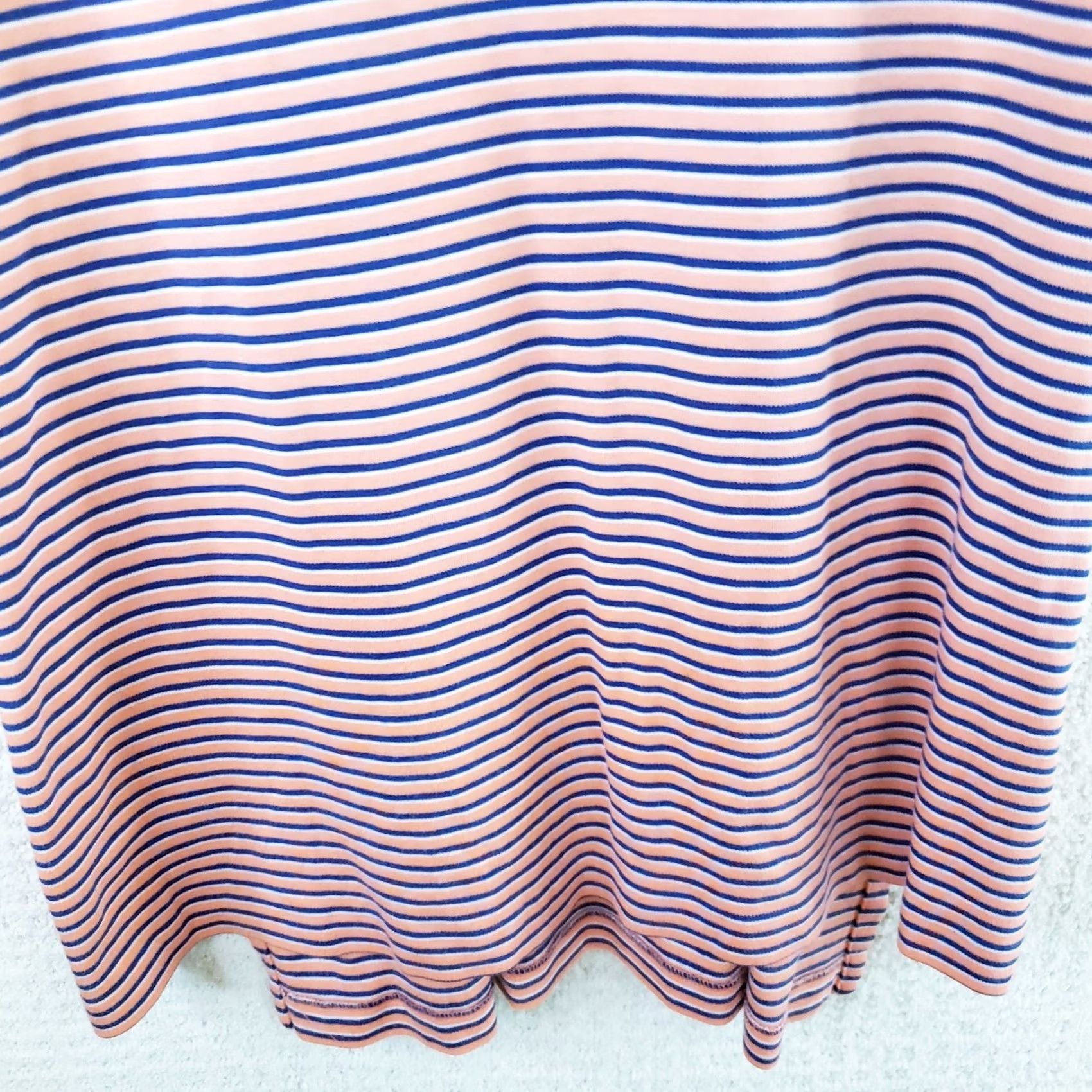 Polo Ralph Lauren Polo Ralph Lauren Polo Shirt XL Mens Coral Blue Striped Green Pony 100% Cotton Size US XL / EU 56 / 4 - 7 Thumbnail