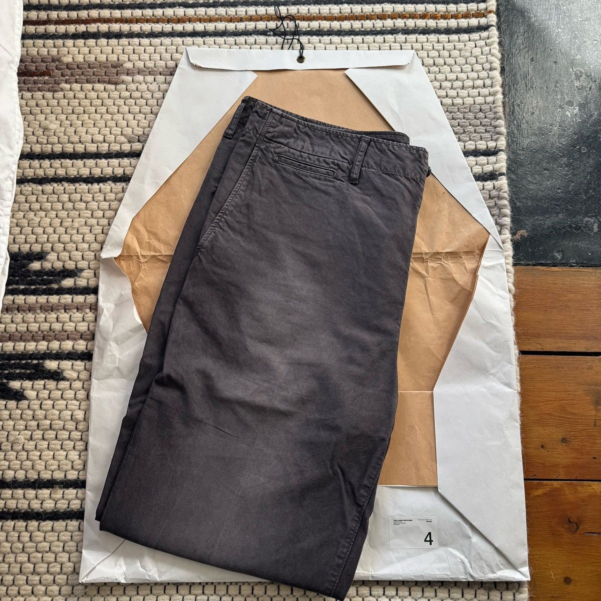 Visvim VISVIM SS24 FIELD CHINO PANTS DMGD BLACK Size US 34 / EU 50 - 1 Thumbnail