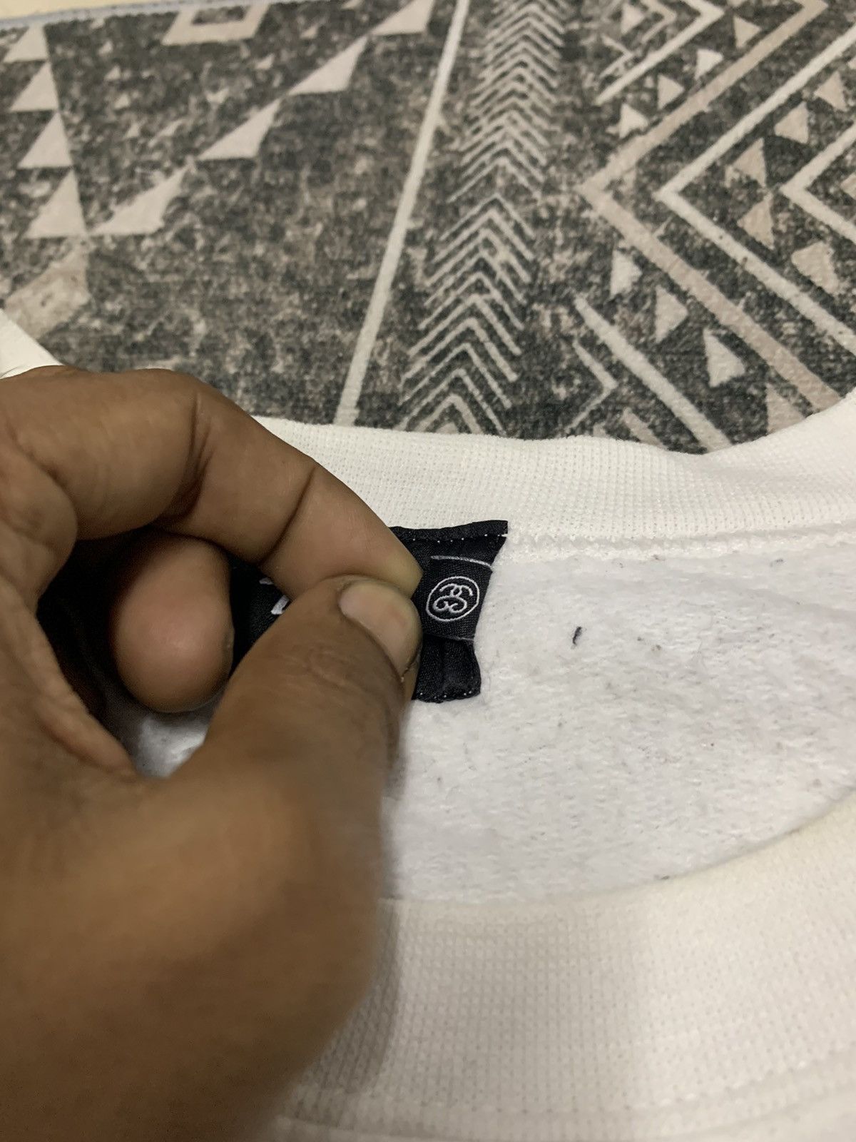 Japanese Brand Y2K OG STUSSY SWEATSHIRT BIG LOGO ON BACK Size US S / EU 44-46 / 1 - 9 Thumbnail