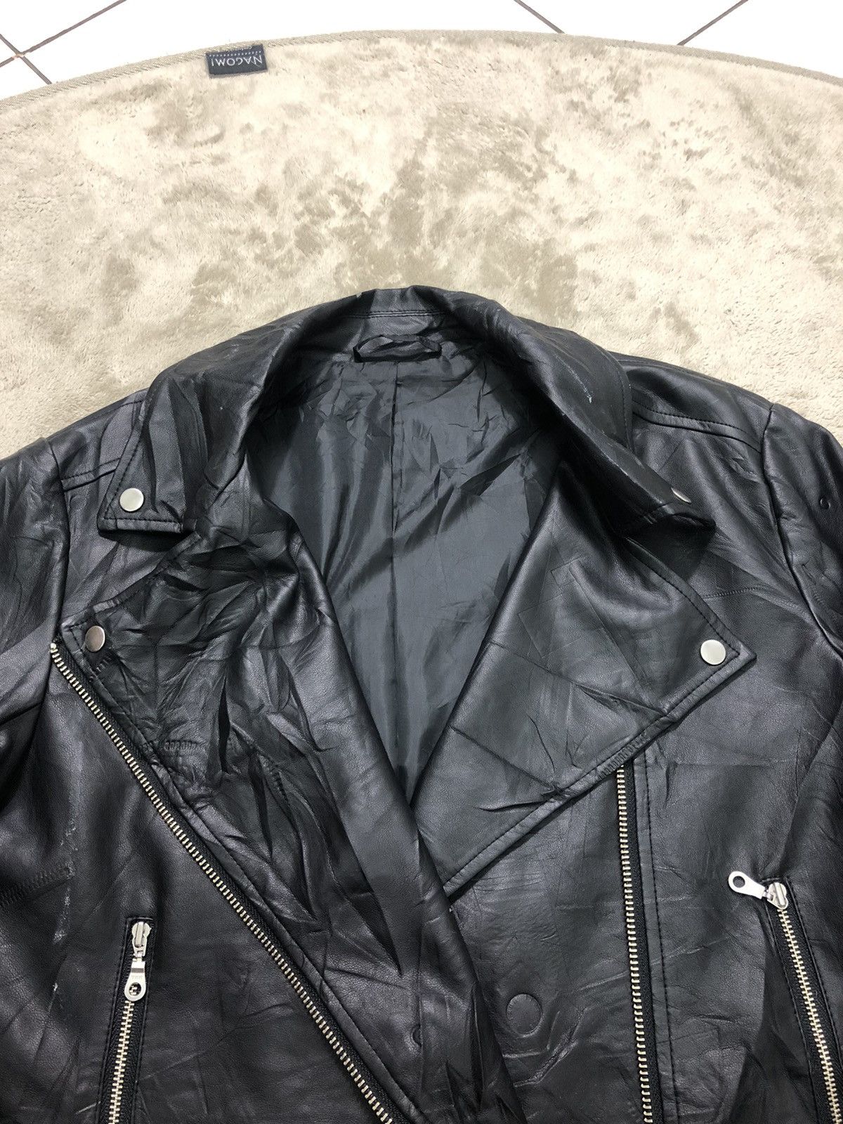 Japanese Brand × Seditionaries Vintage Pvc Leather Crop Jacket Seditionaries Punk Style Size M / US 6-8 / IT 42-44 - 7 Thumbnail