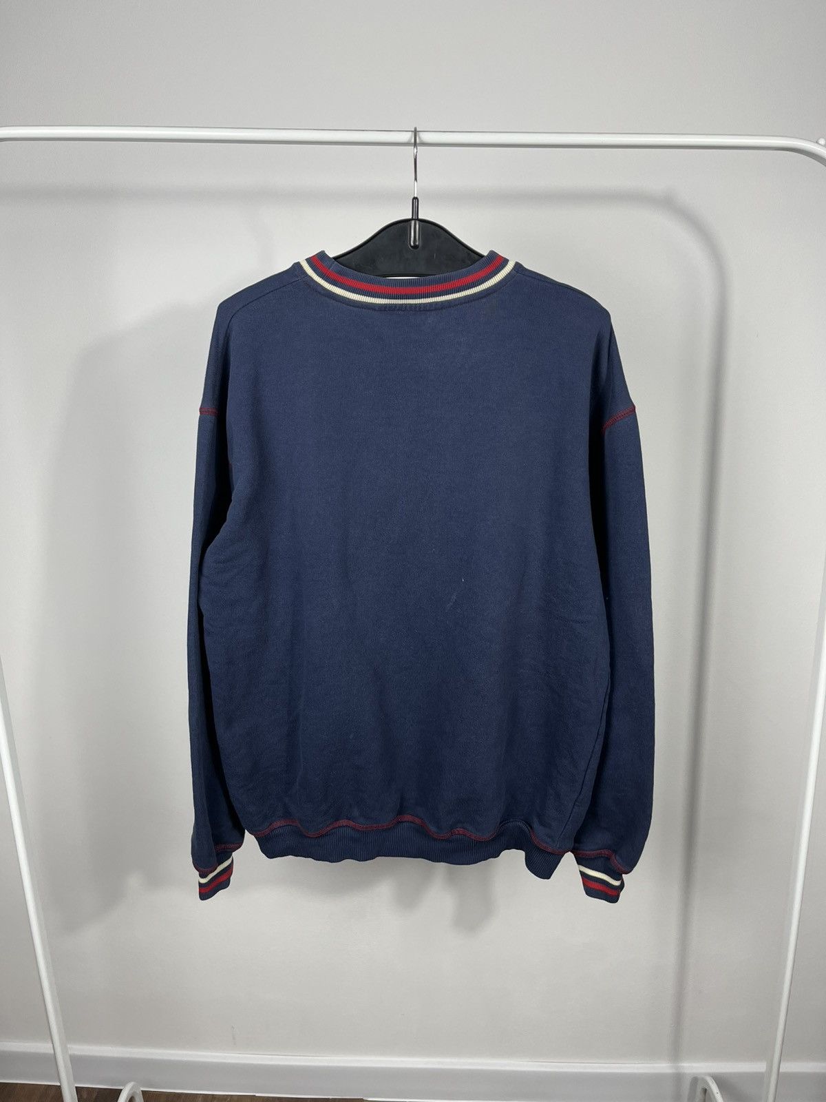 Fila Fila Vintage Sweatshirt Big Logo Navy Crewneck Size L Jumper Size US L / EU 52-54 / 3 - 12 Thumbnail