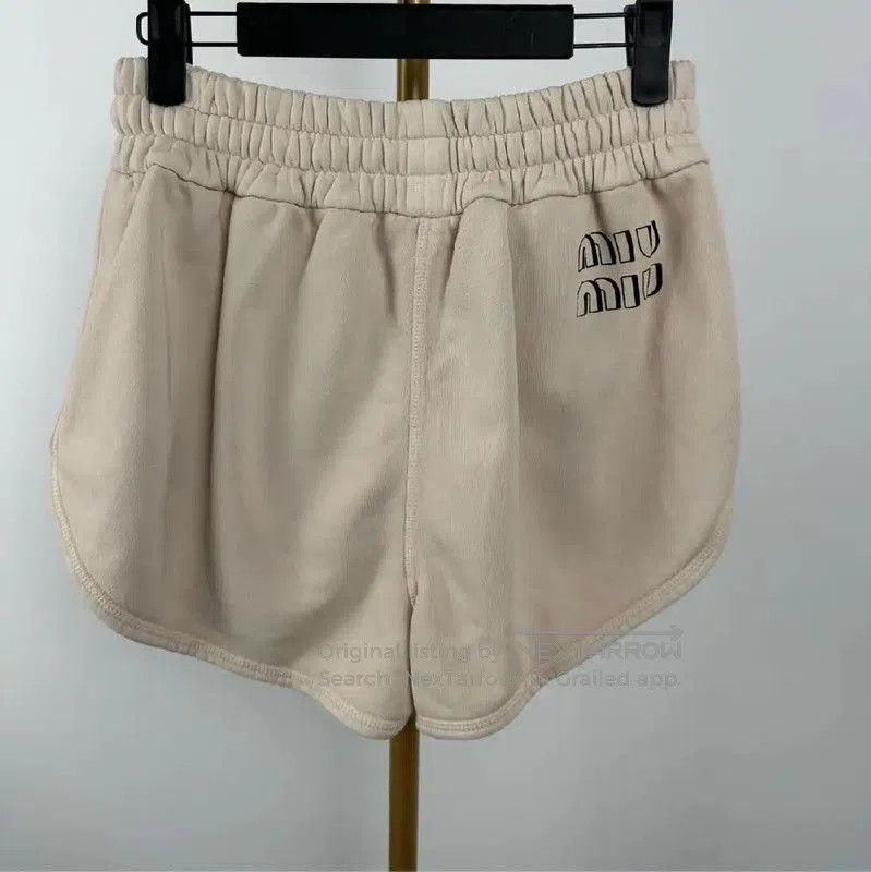 Miu Miu Miu Miu Beige Polyester Ladies' Shorts . Size 24" / US 00 / IT 34 - 1 Thumbnail
