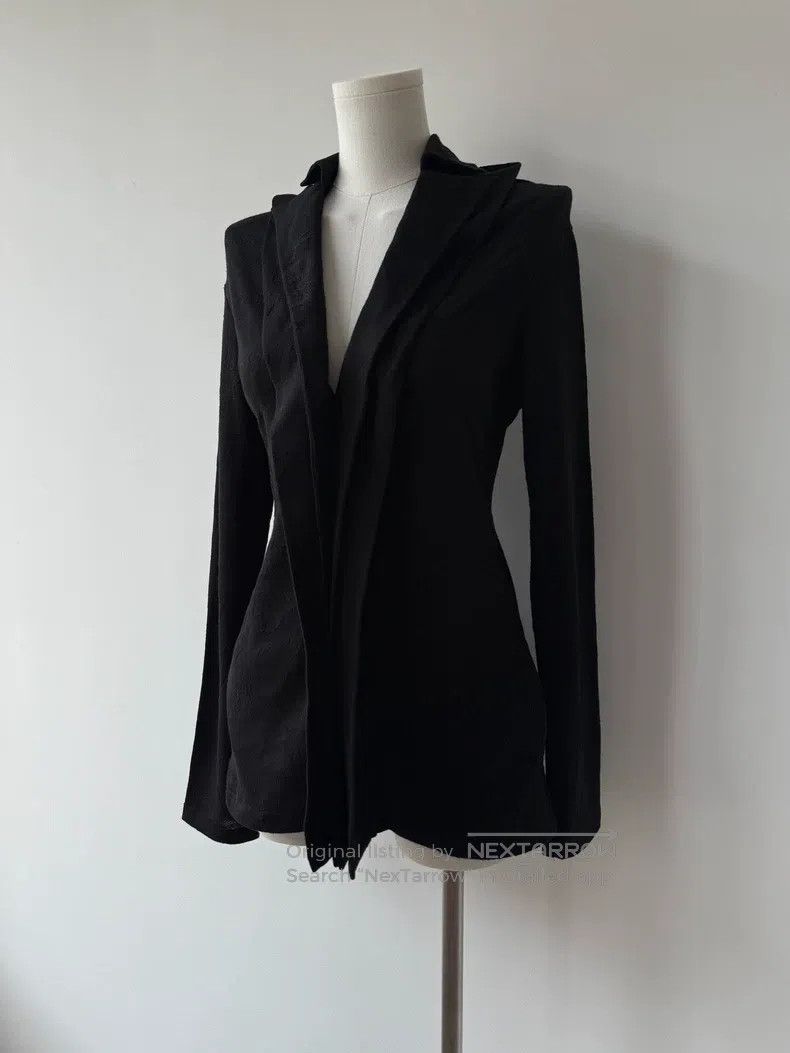 Yohji Yamamoto Yohji Yamamoto 07SS Noir Mainline Jacquard Cardigan shirt Size XS / US 0-2 / IT 36-38 - 4 Thumbnail