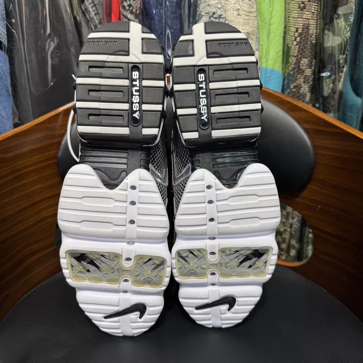 Nike Stussy x Nike Spiridon Cage 2 Black Silver 44 Lowest Mint Size US 11 / EU 44 - 9 Thumbnail