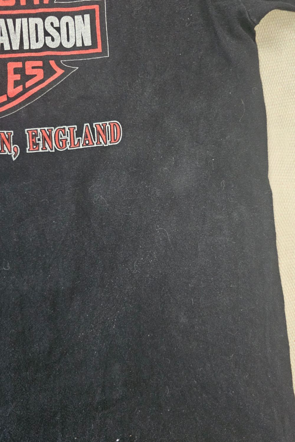 Harley Davidson Harley-Davidson Eagle Tee by Holoubek – (Made in USA, L) Size US L / EU 52-54 / 3 - 7 Thumbnail