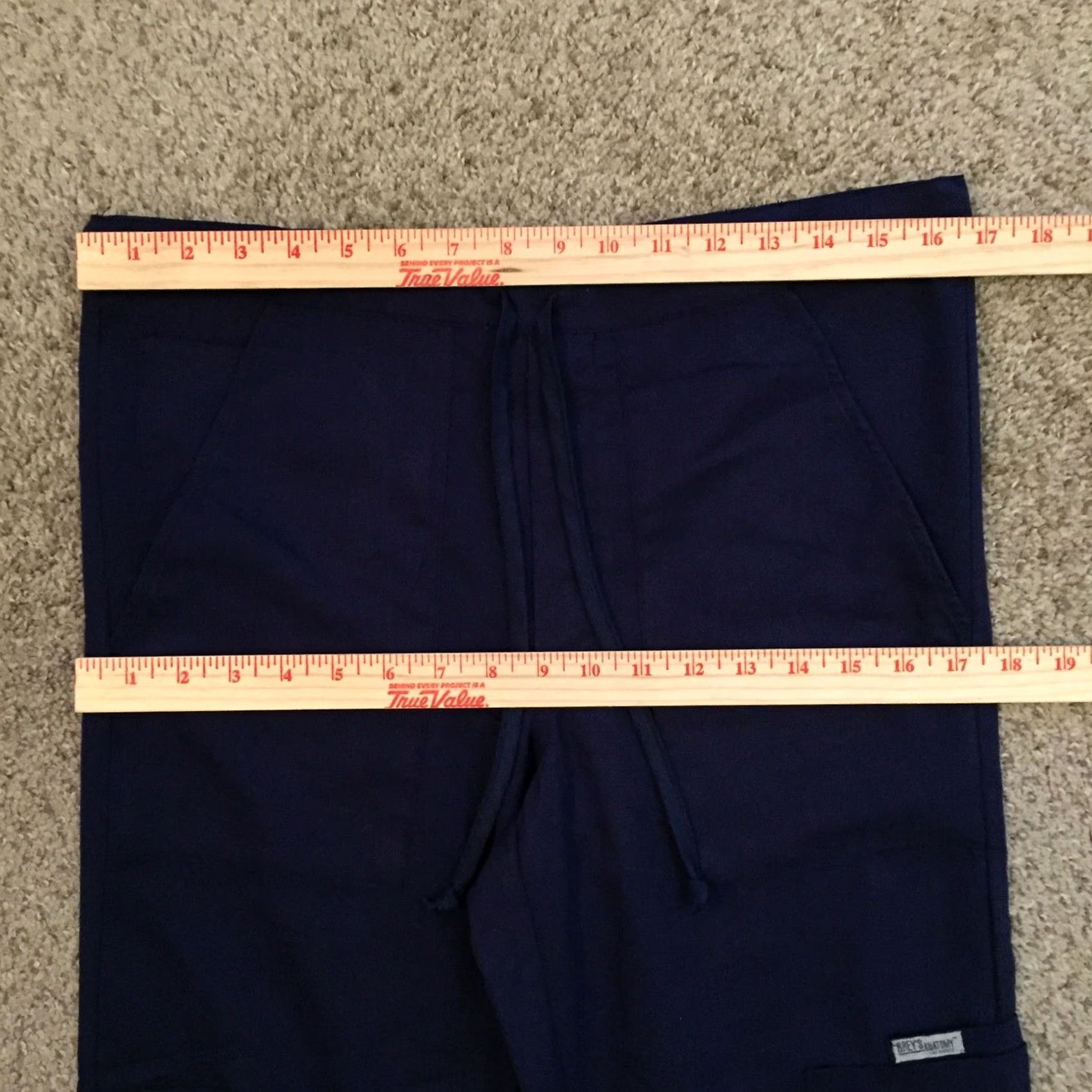 Vintage Grey's Anatomy Scrub Pants Womens XS Blue Size 26" / US 2 / IT 38 - 2 Thumbnail