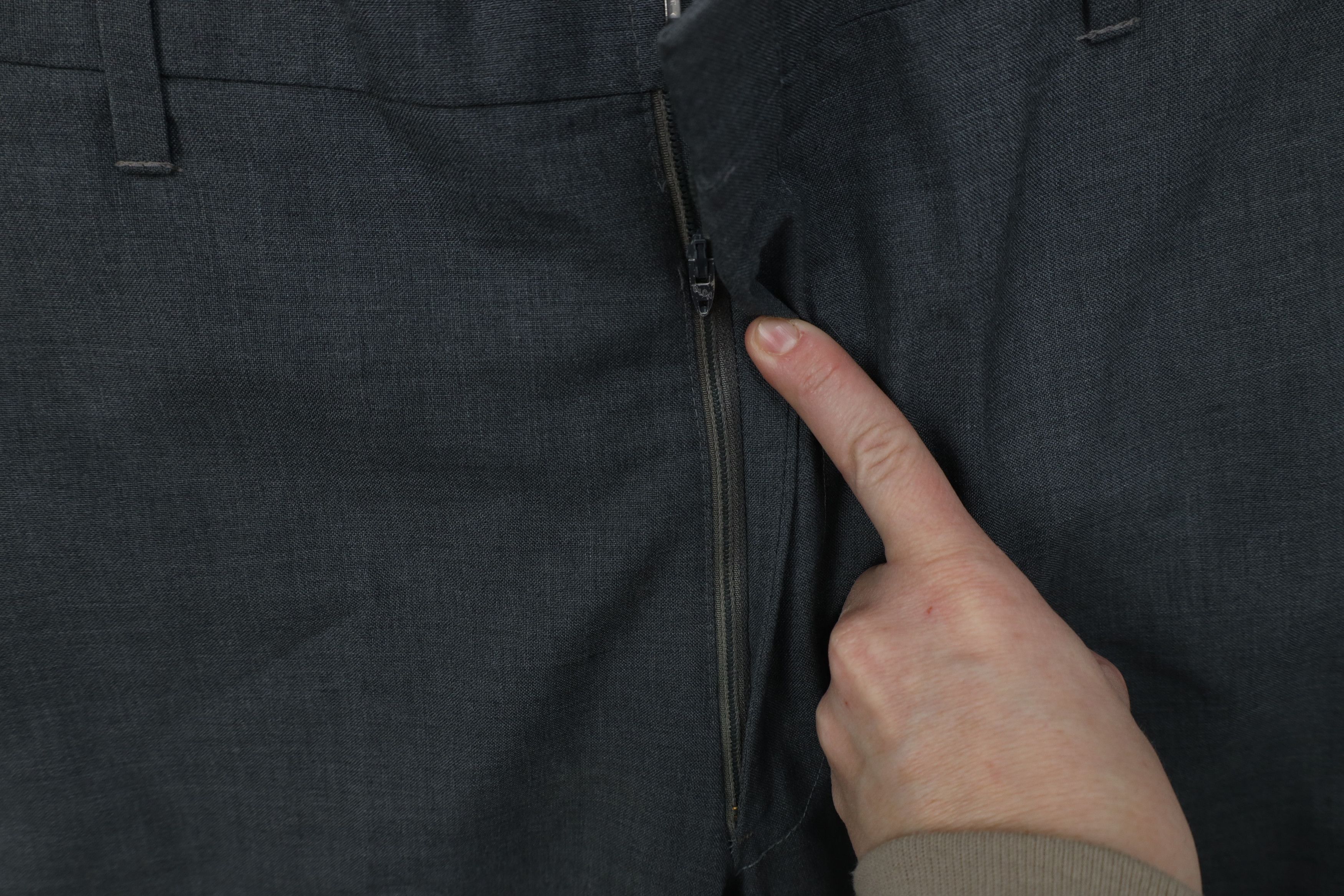 Vintage Vintage 60s 70s Streetwear Wide Leg Chino Pants Gray USA Size US 34 / EU 50 - 6 Thumbnail