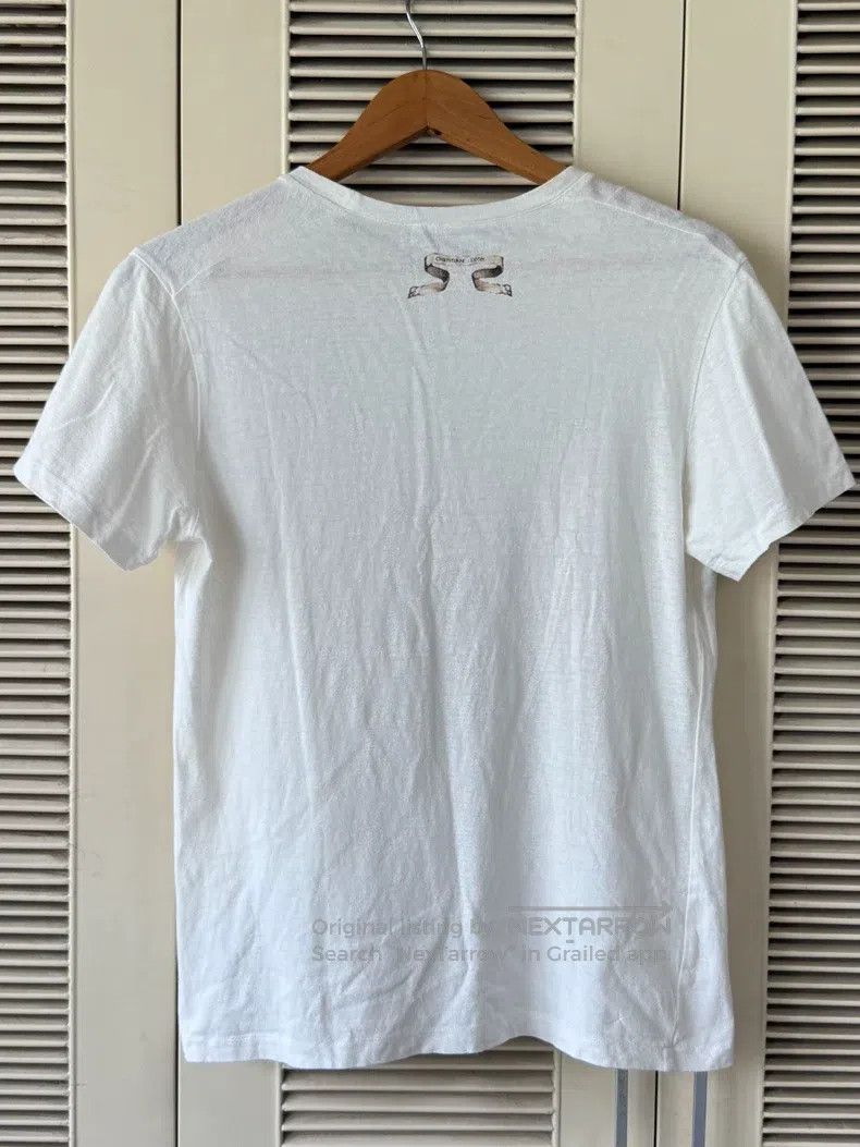 Dior Dior White floral print short-sleeved T-shirt Size S / US 4 / IT 40 - 2 Thumbnail