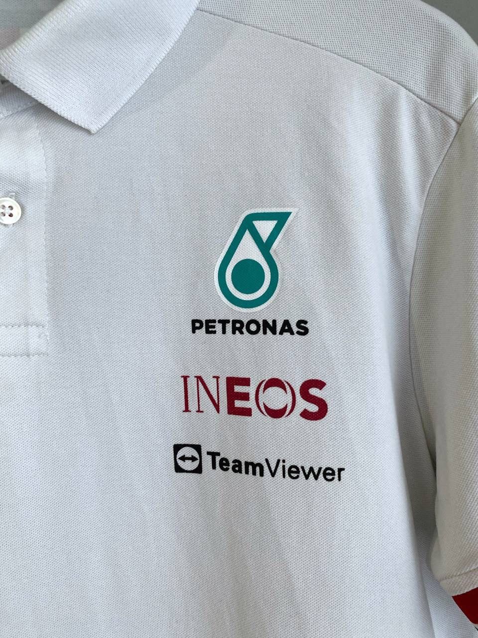 Mercedes-Benz F1 Racing Mersedes Benz AMG Petronas Team Polo T-Shirt, Sz M Size US M / EU 48-50 / 2 - 5 Thumbnail