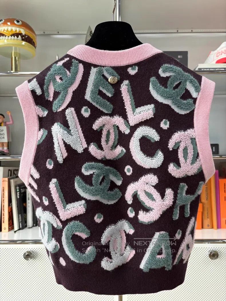 Chanel Chanel 22N Ski Series Sauce Purple Pink Letter Embossed Lo Size XS / US 0-2 / IT 36-38 - 3 Thumbnail