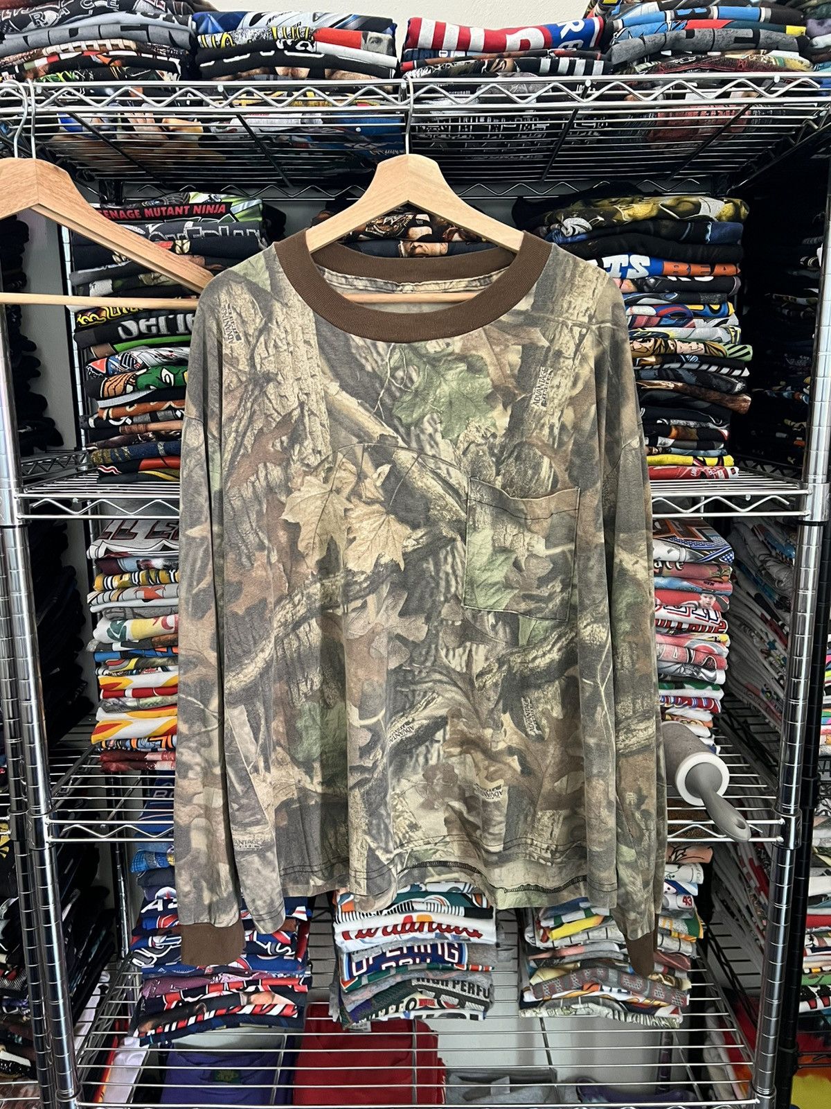 Vintage 90s Real Tree Camo Pocket Tee Size US XL / EU 56 / 4 - 1 Thumbnail