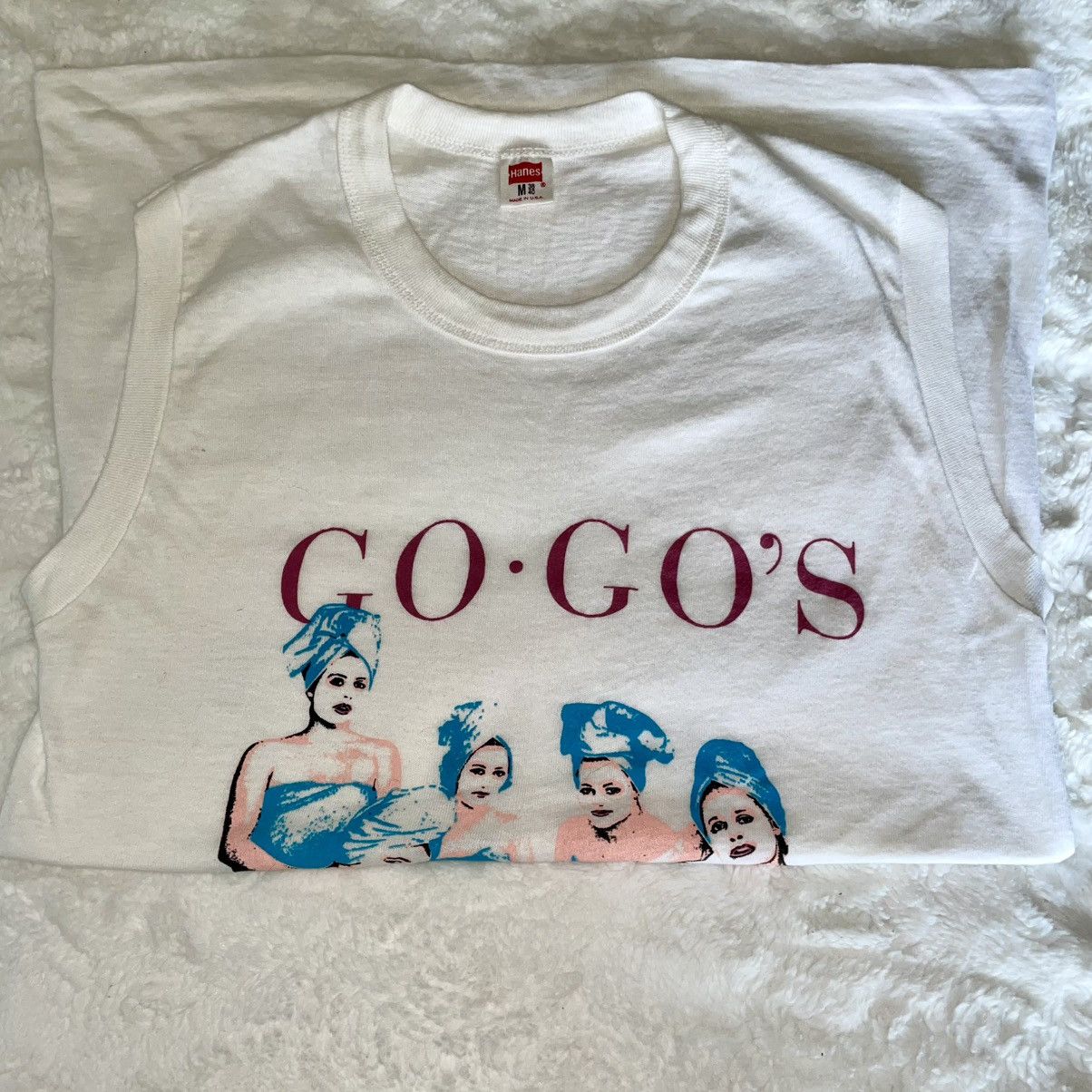 Hanes Original 1981 Go-Go’s Band Tee – Hanes 50/50 USA Made Size M / US 6-8 / IT 42-44 - 3 Thumbnail