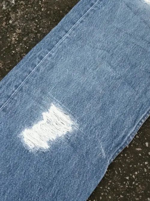 Levi's 90s Vintage Levis 501 Made In USA Distressed Jeans 34x30 Size US 34 / EU 50 - 6 Thumbnail