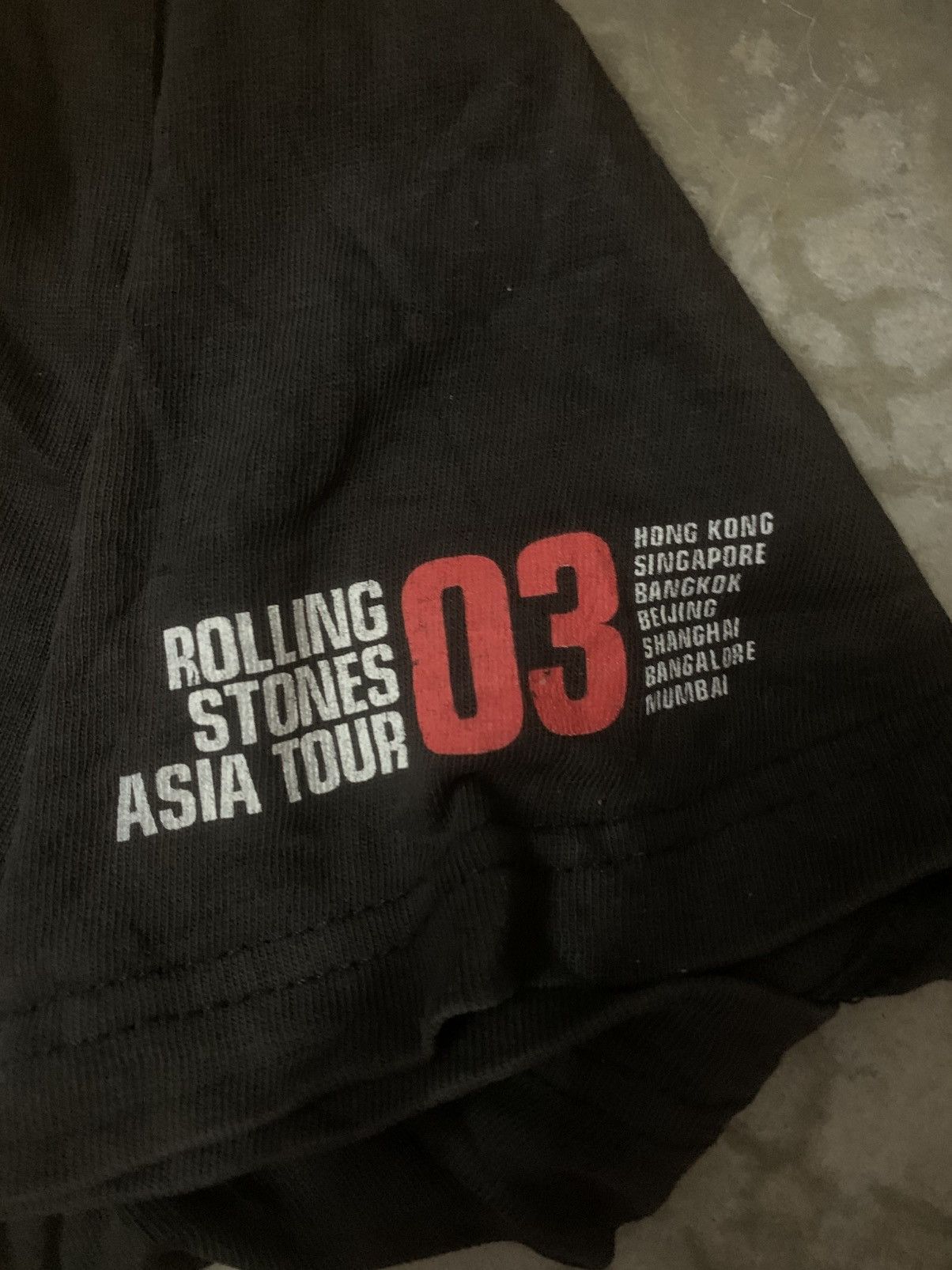 Band Tees × The Rolling Stones Vintage 2002/2003 The Rolling Stones Asia Tour Tee Size US L / EU 52-54 / 3 - 4 Thumbnail