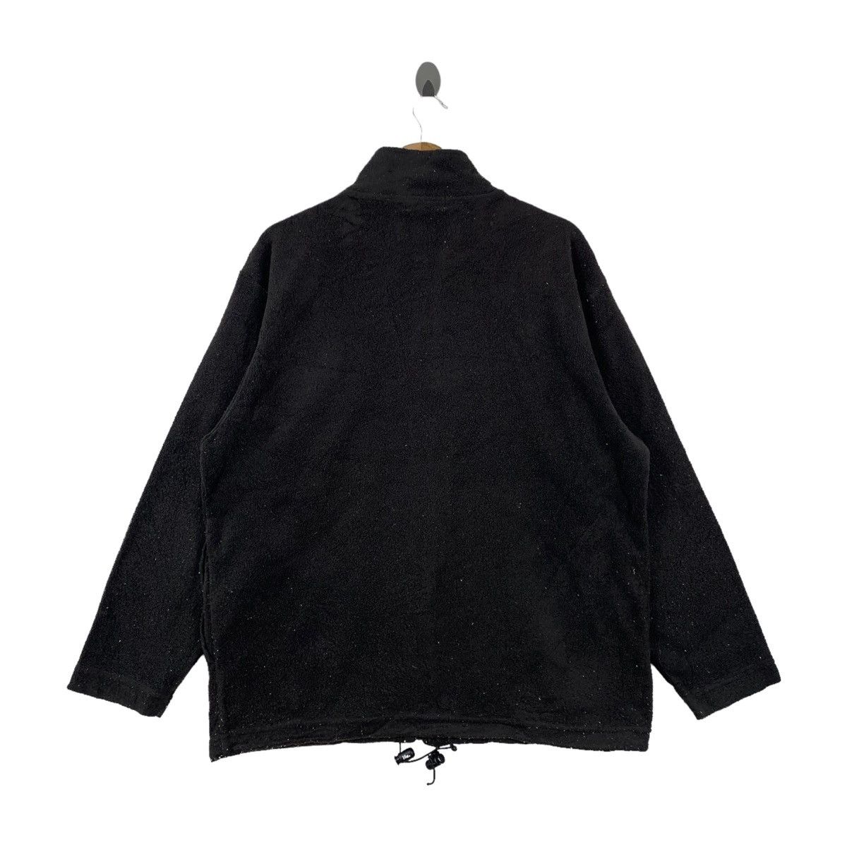 Hiroko Koshino Homme × Vintage Vintage HIROKO KOSHINO Homme Japanese Fleece Zipper Sweater Size US M / EU 48-50 / 2 - 2 Thumbnail
