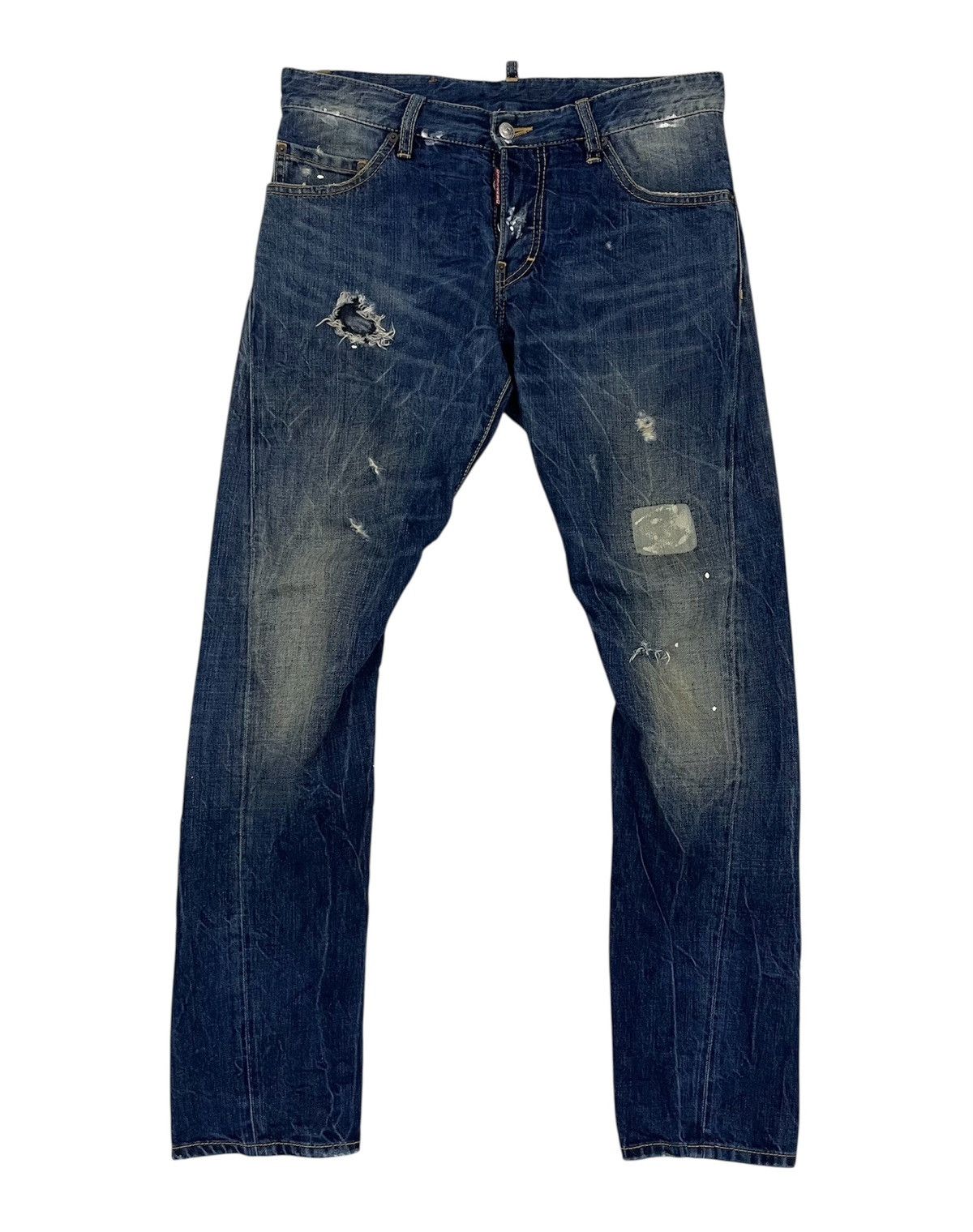 Dsquared2 Dsquared2 Distress & Twist Leg Style Jeans Pant Size US 34 / EU 50 - 1 Thumbnail