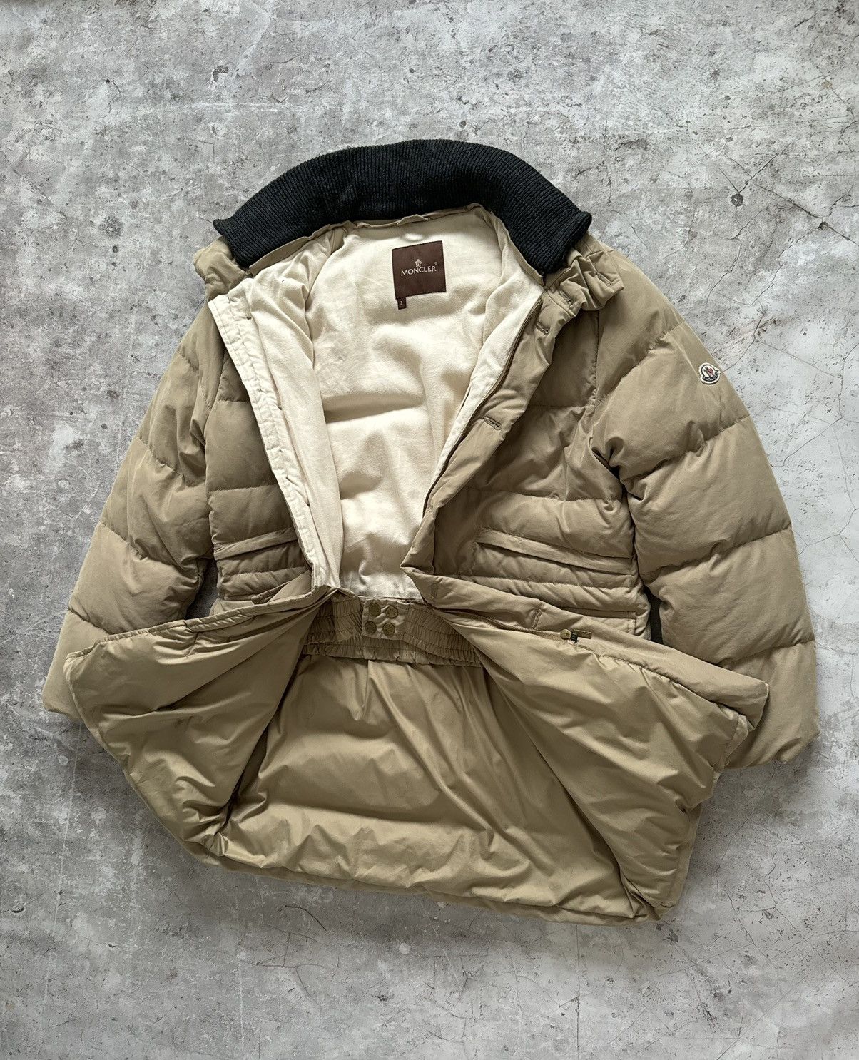 Moncler Moncler Vintage Puffer parka velour Jacket Size US L / EU 52-54 / 3 - 7 Thumbnail
